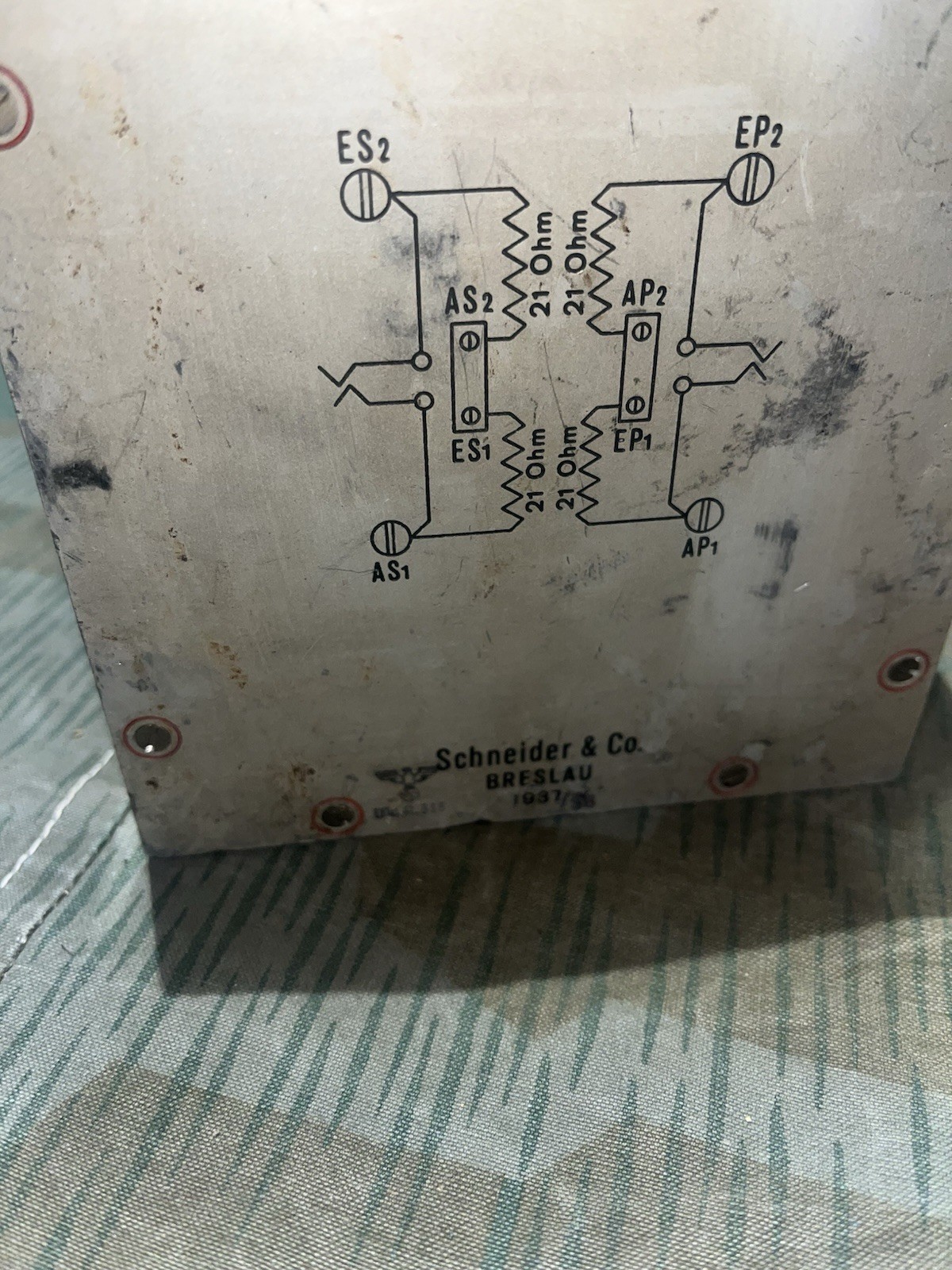 Original WW2 German FF33 Field Telephone Switchboard Ubertrager Transformer 1x - Image 16