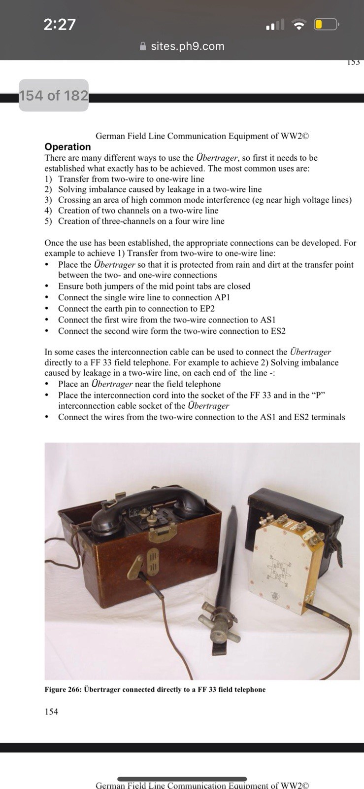 Original WW2 German FF33 Field Telephone Switchboard Ubertrager Transformer 1x - Image 22