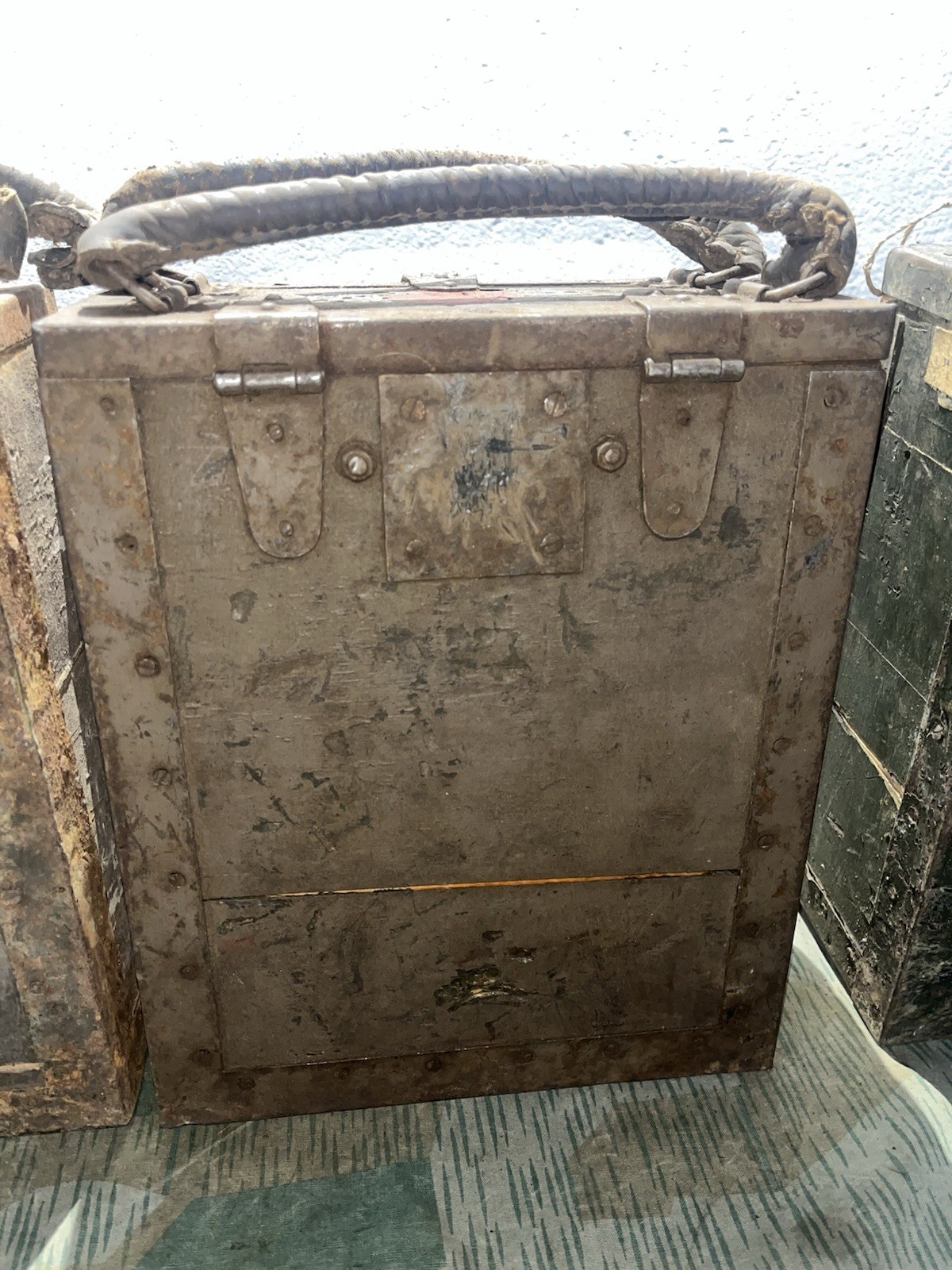 Original WW2 German / 3x Italian Breda M37 Ammo Cans Boxes Crates w/ Feed Trays - Image 18