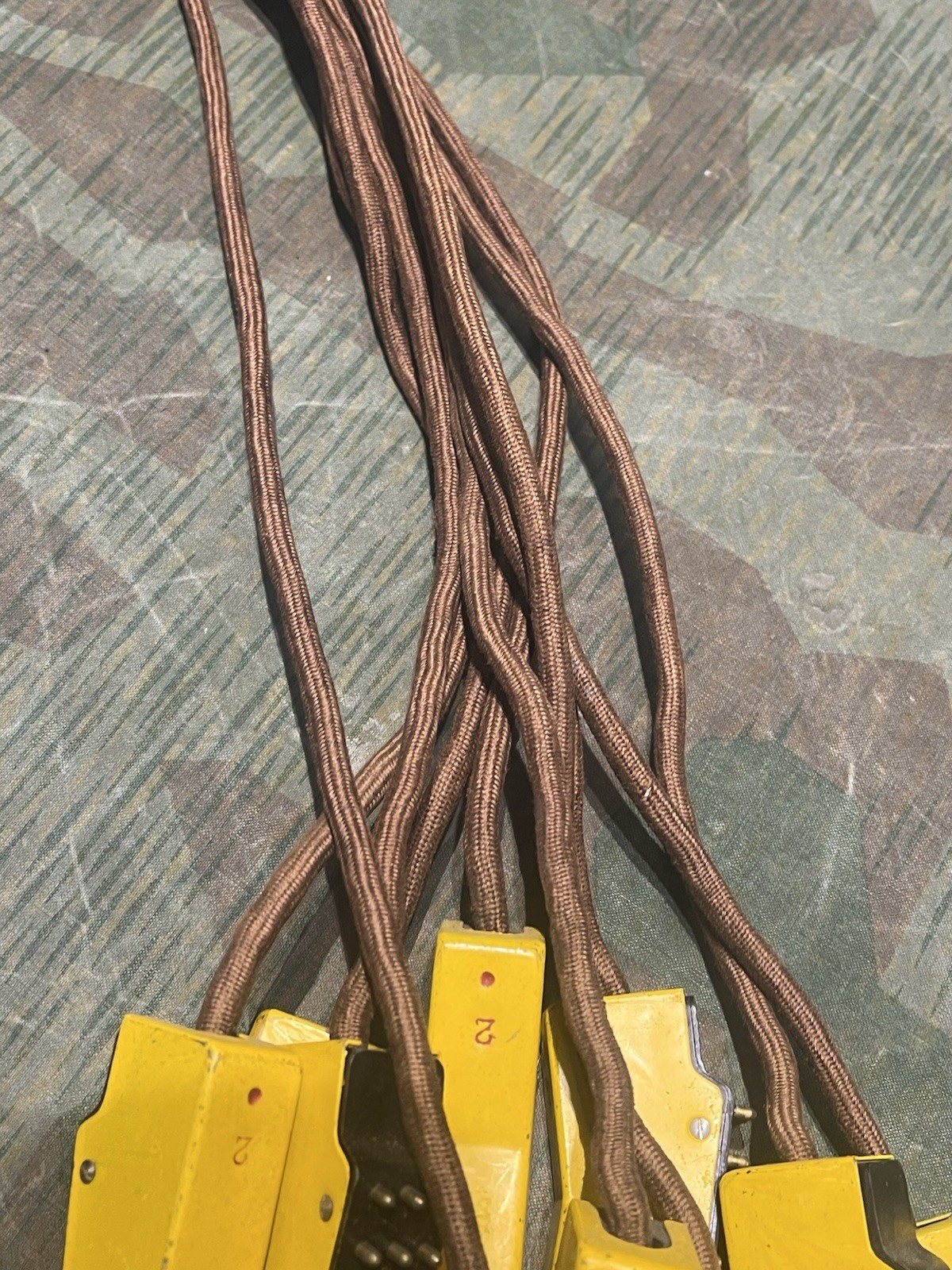 Original WW2 German FF33 Field Telephone / 10 Line Switchboard 30 Pin Plug Cable 1x Only - Image 16