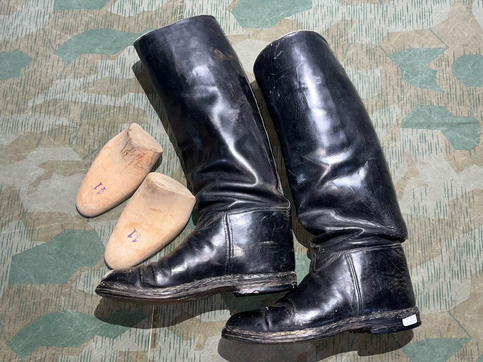 Size 7 Original WW2 German Uniform Combat / Marching Jack Boots