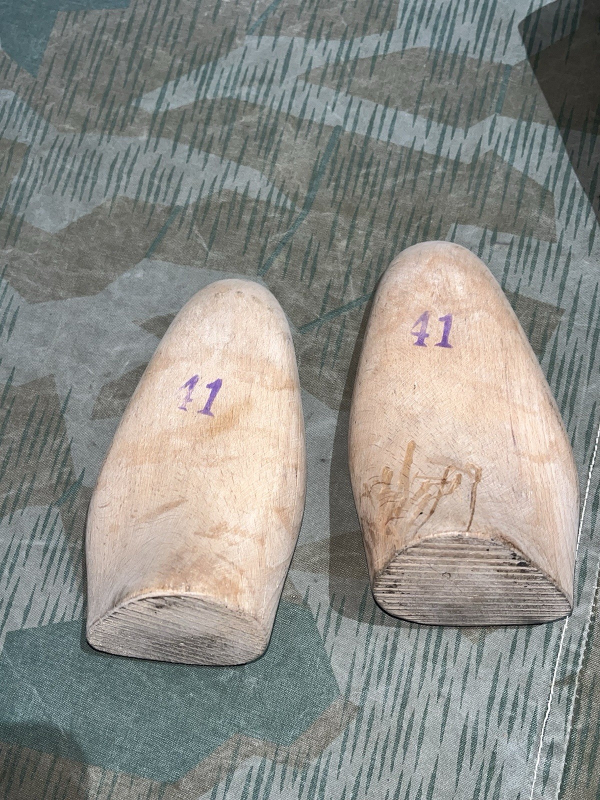 Size 7 Original WW2 German Uniform Combat / Marching Jack Boots - Image 2