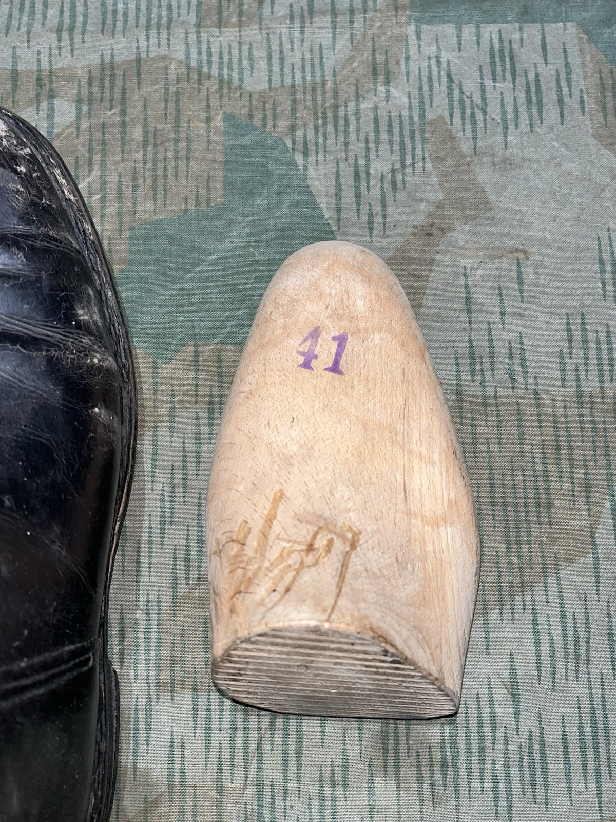 Size 7 Original WW2 German Uniform Combat / Marching Jack Boots - Image 3