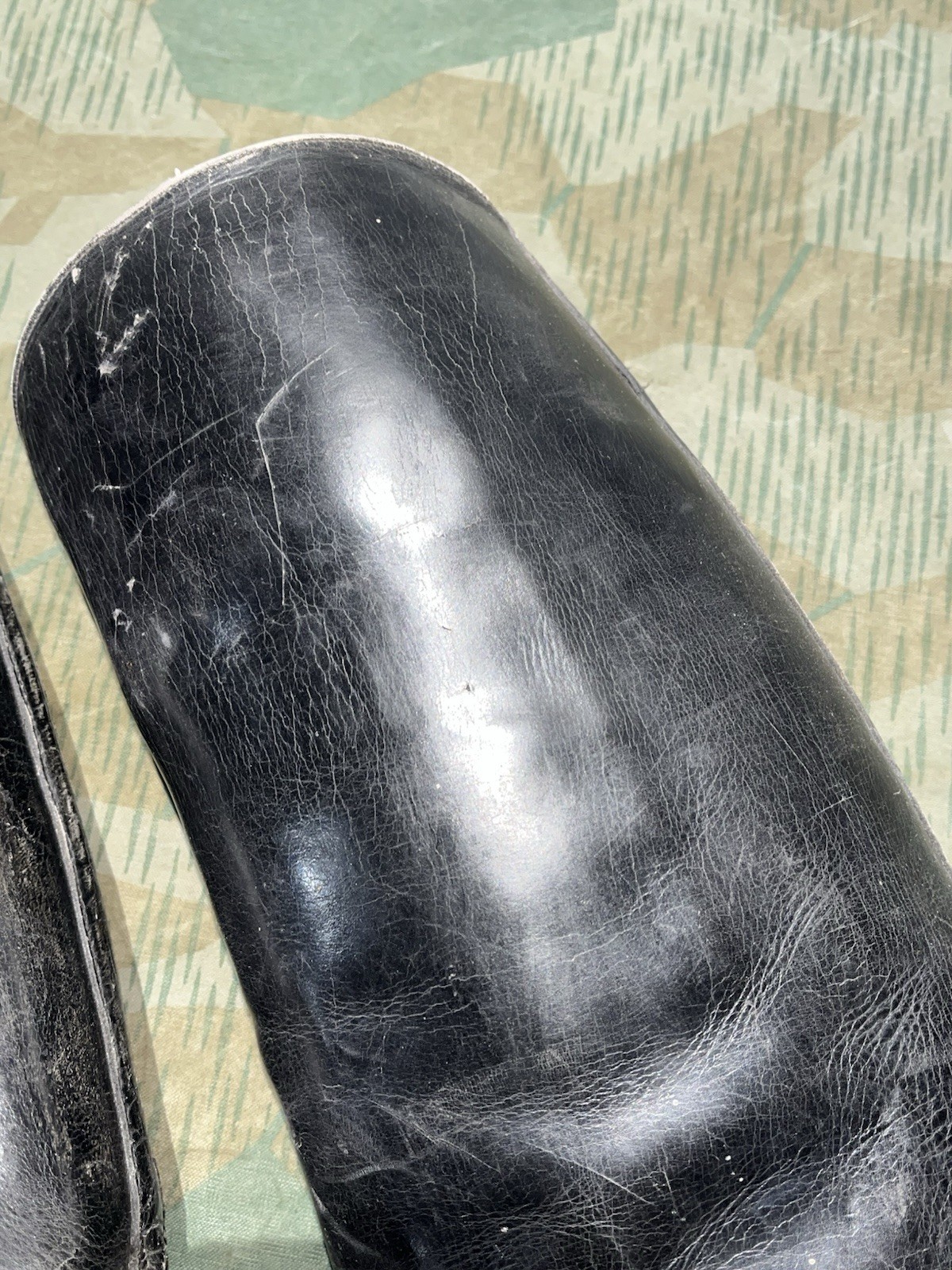 Size 7 Original WW2 German Uniform Combat / Marching Jack Boots - Image 6