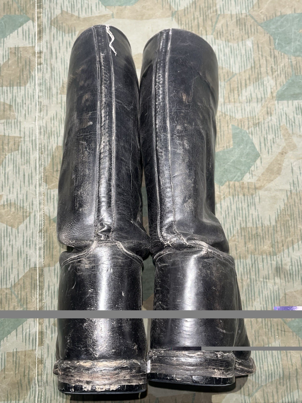 Size 7 Original WW2 German Uniform Combat / Marching Jack Boots - Image 8