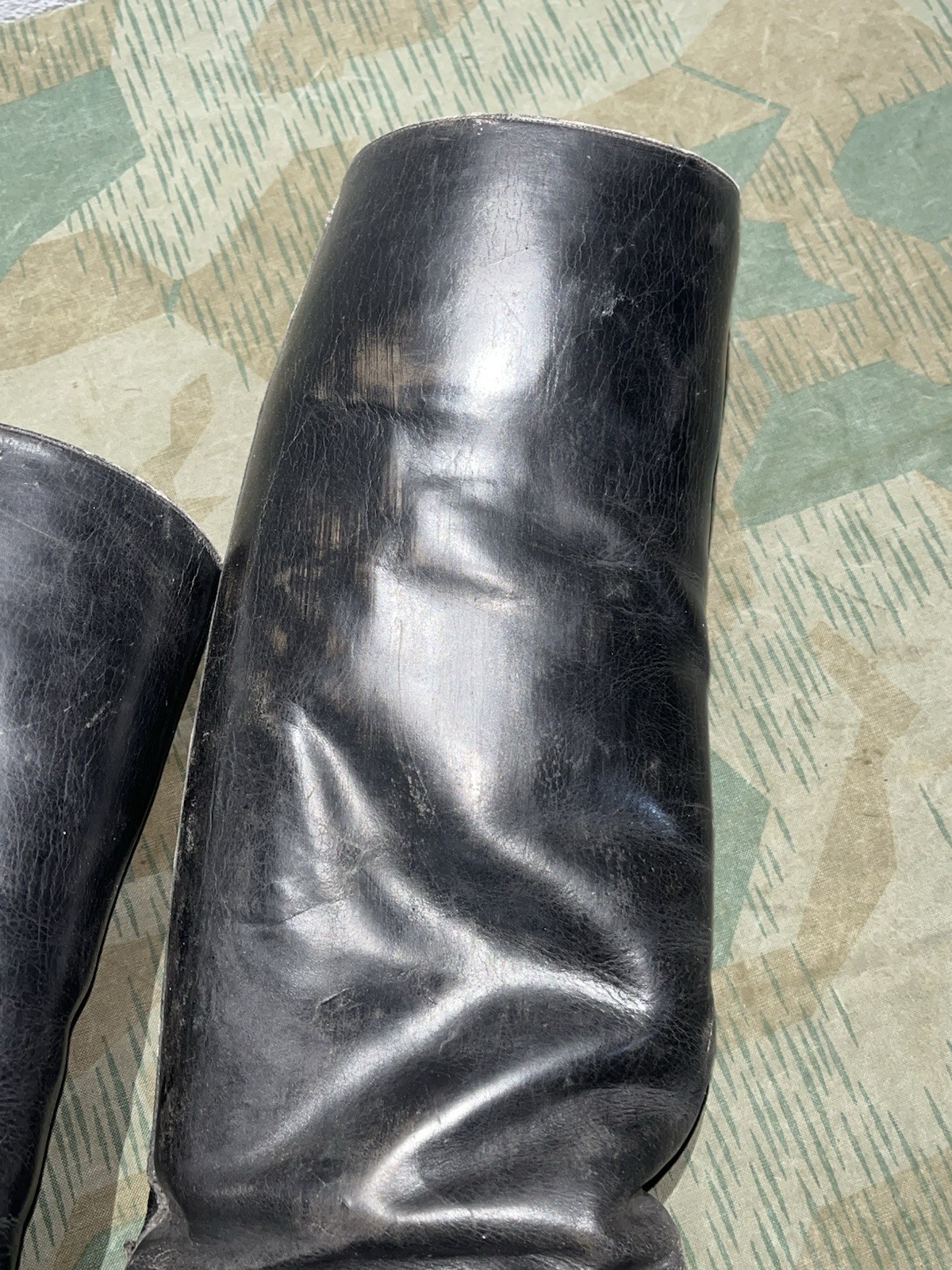 Size 7 Original WW2 German Uniform Combat / Marching Jack Boots - Image 16