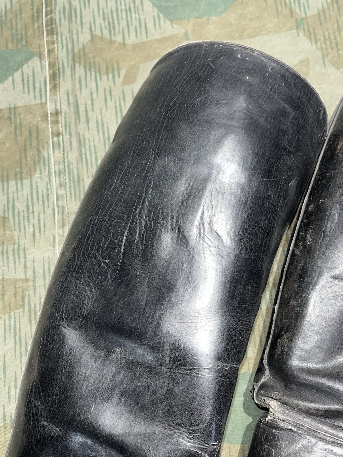 Size 7 Original WW2 German Uniform Combat / Marching Jack Boots - Image 17