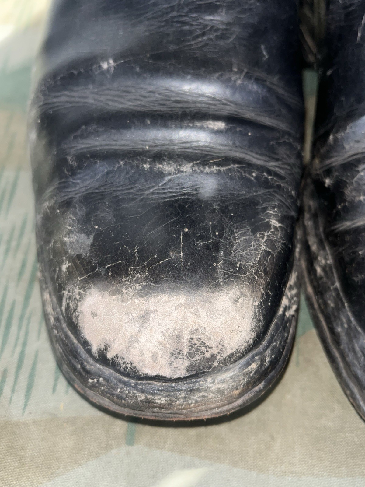 Size 7 Original WW2 German Uniform Combat / Marching Jack Boots - Image 19