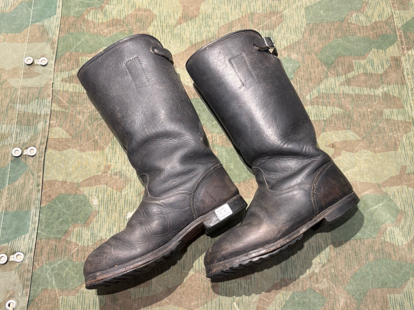 Size 10 WW2 German Style / PW Enlisted Combat Marching Jack Boots Wool Lined