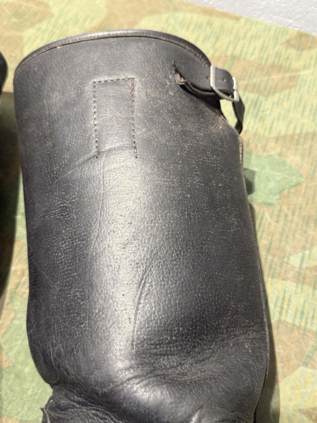 Size 10 WW2 German Style / PW Enlisted Combat Marching Jack Boots Wool Lined - Image 5