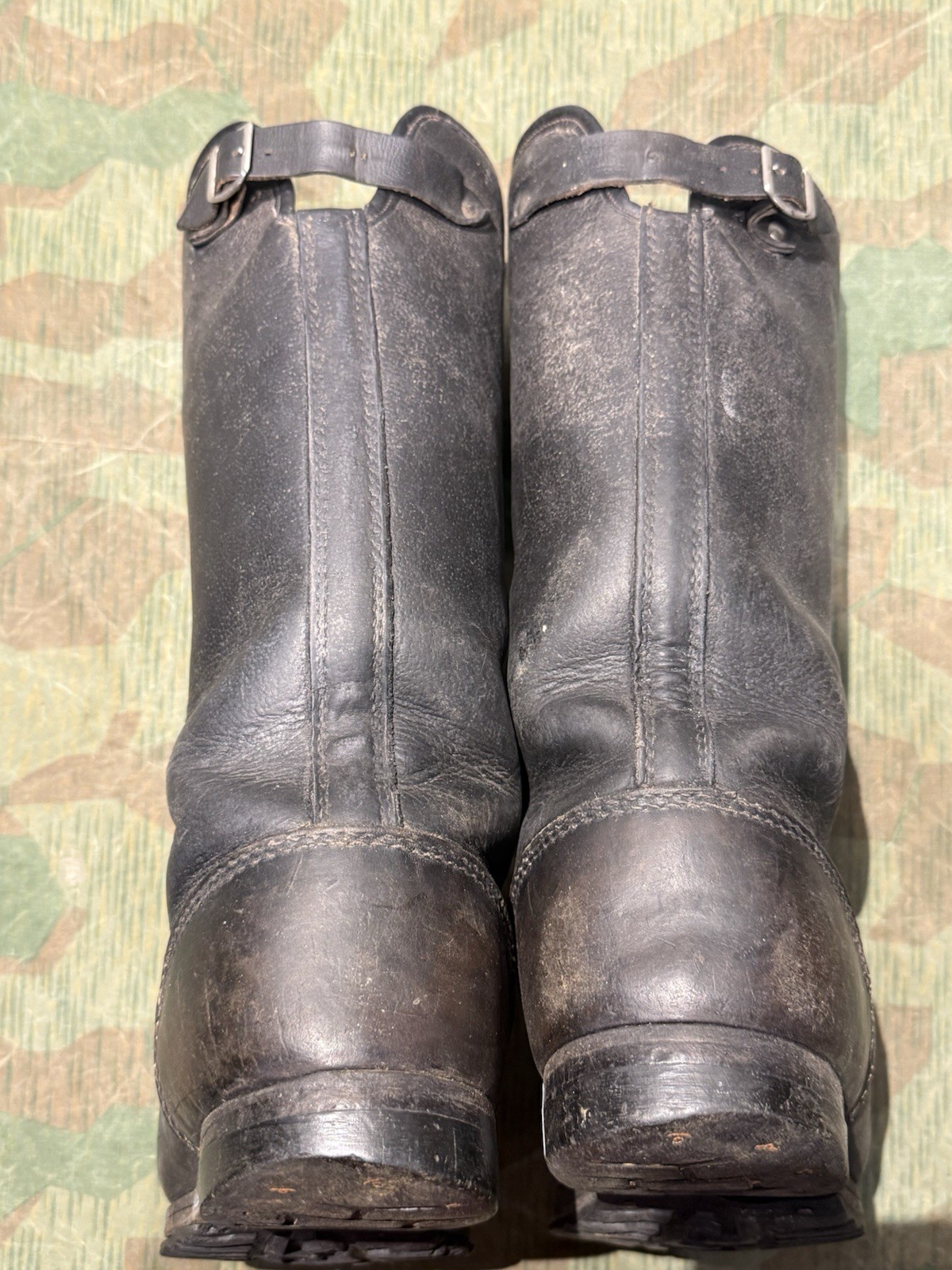 Size 10 WW2 German Style / PW Enlisted Combat Marching Jack Boots Wool Lined - Image 8