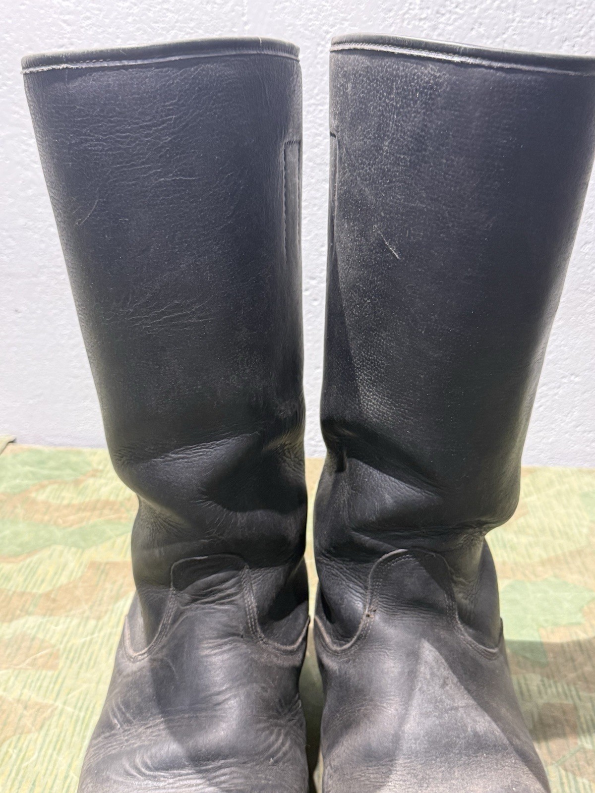 Size 10 WW2 German Style / PW Enlisted Combat Marching Jack Boots Wool Lined - Image 19