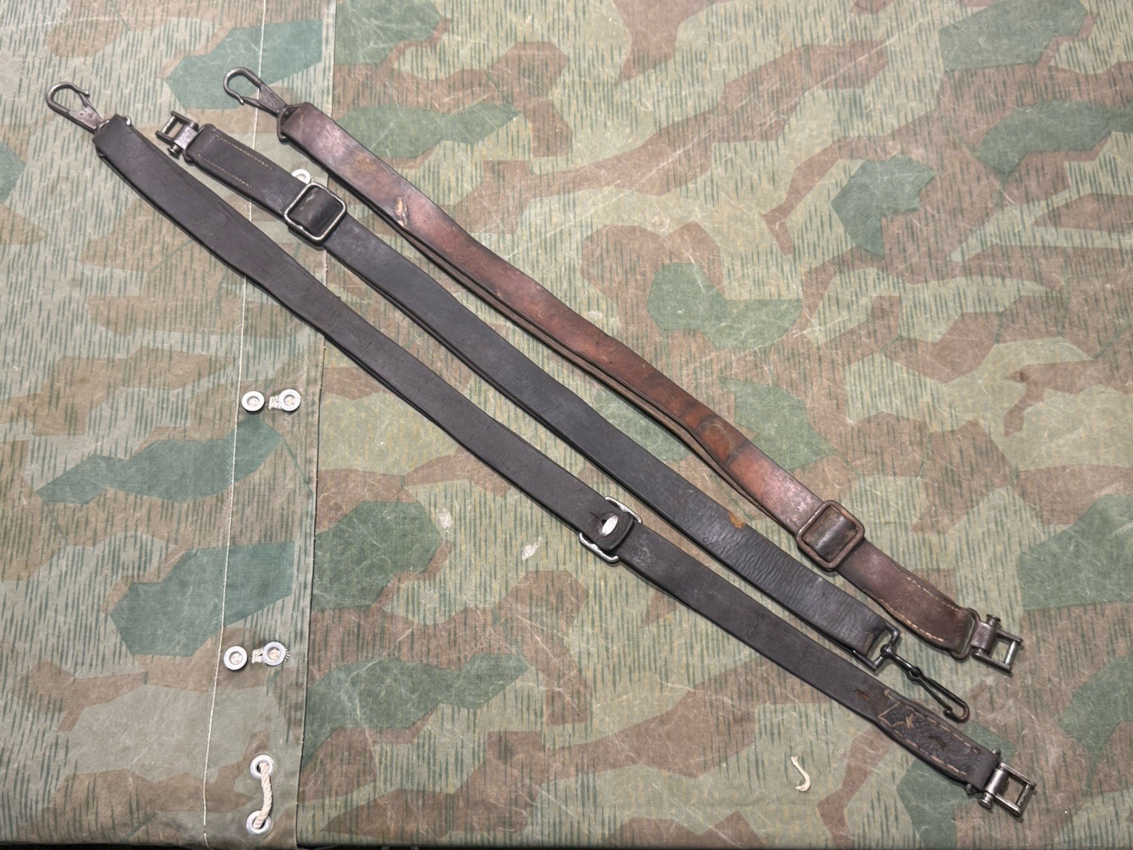 WW2 German Style / Yugo Mg34 Mg42 Leather Shoulder Strap Sling 1x Only