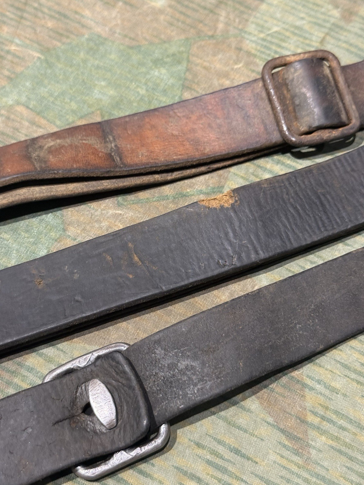 WW2 German Style / Yugo Mg34 Mg42 Leather Shoulder Strap Sling 1x Only - Image 8