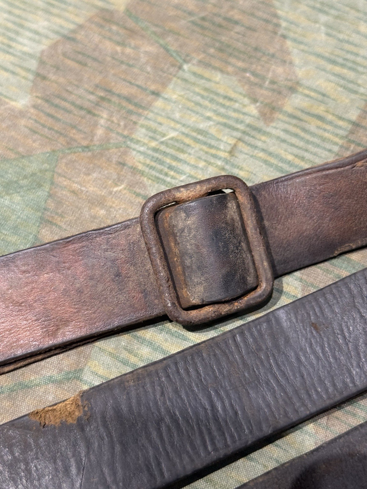 WW2 German Style / Yugo Mg34 Mg42 Leather Shoulder Strap Sling 1x Only - Image 9