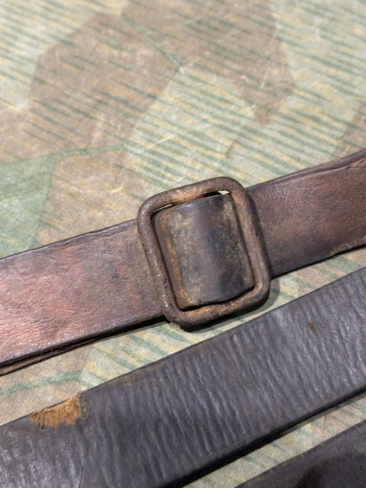 WW2 German Style / Yugo Mg34 Mg42 Leather Shoulder Strap Sling 1x Only - Image 10