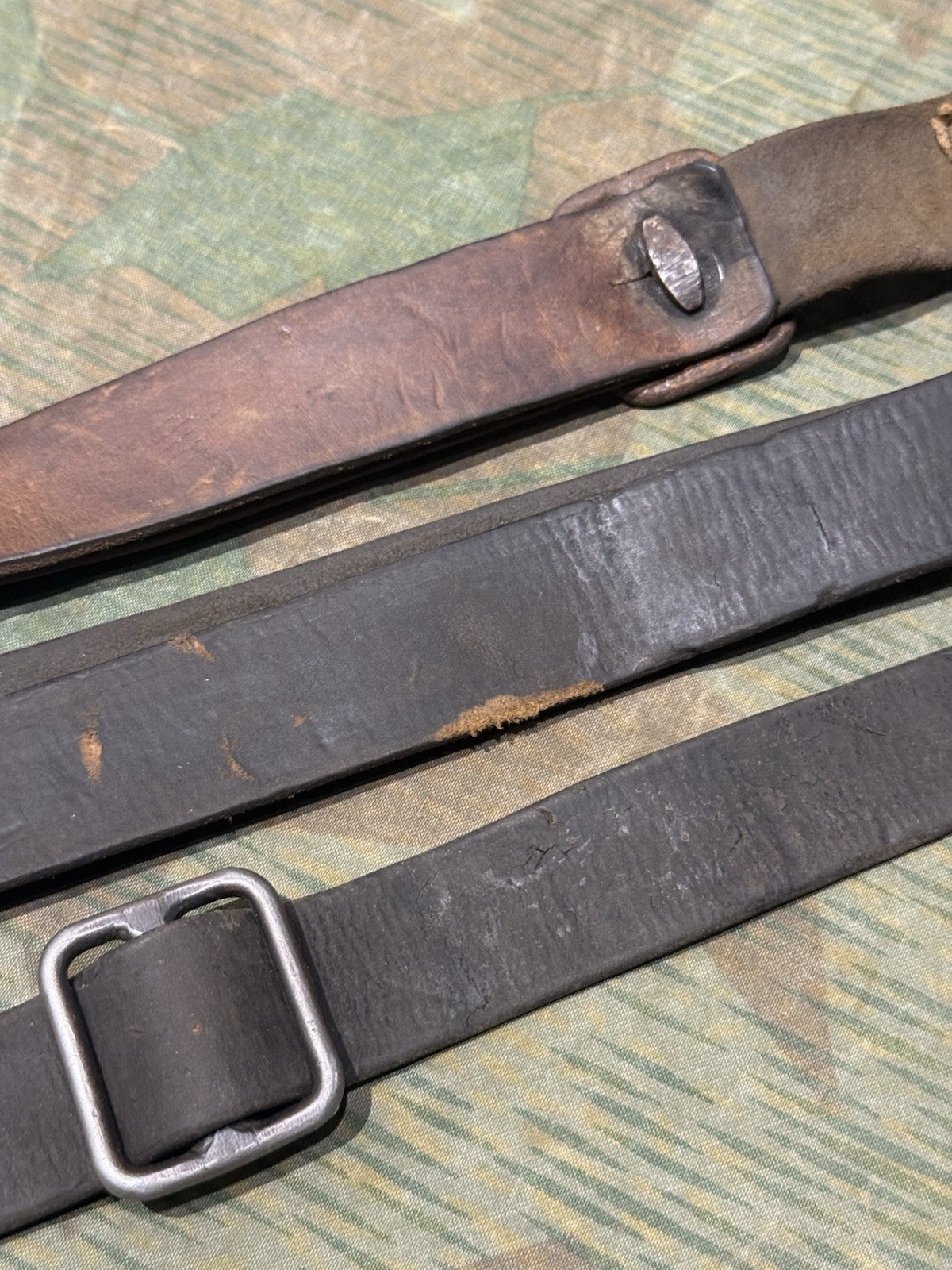 WW2 German Style / Yugo Mg34 Mg42 Leather Shoulder Strap Sling 1x Only - Image 18