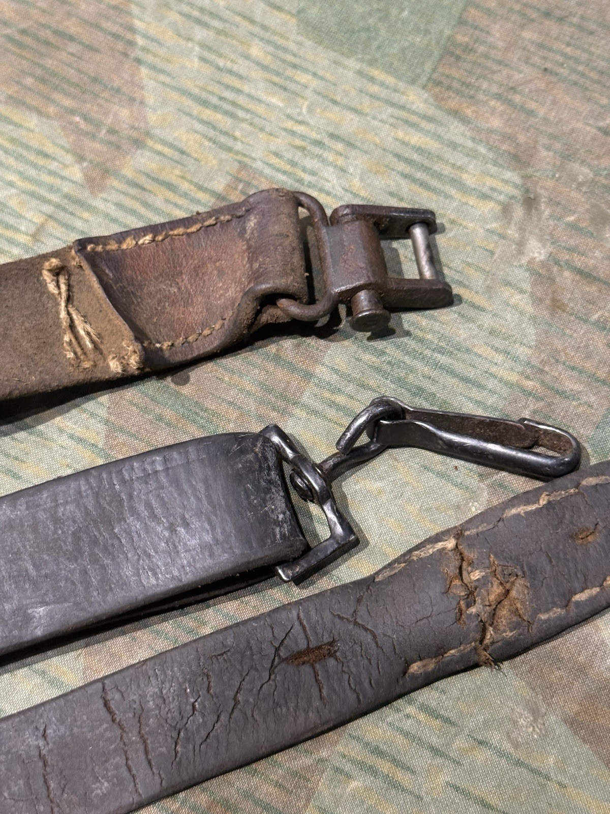 WW2 German Style / Yugo Mg34 Mg42 Leather Shoulder Strap Sling 1x Only - Image 19