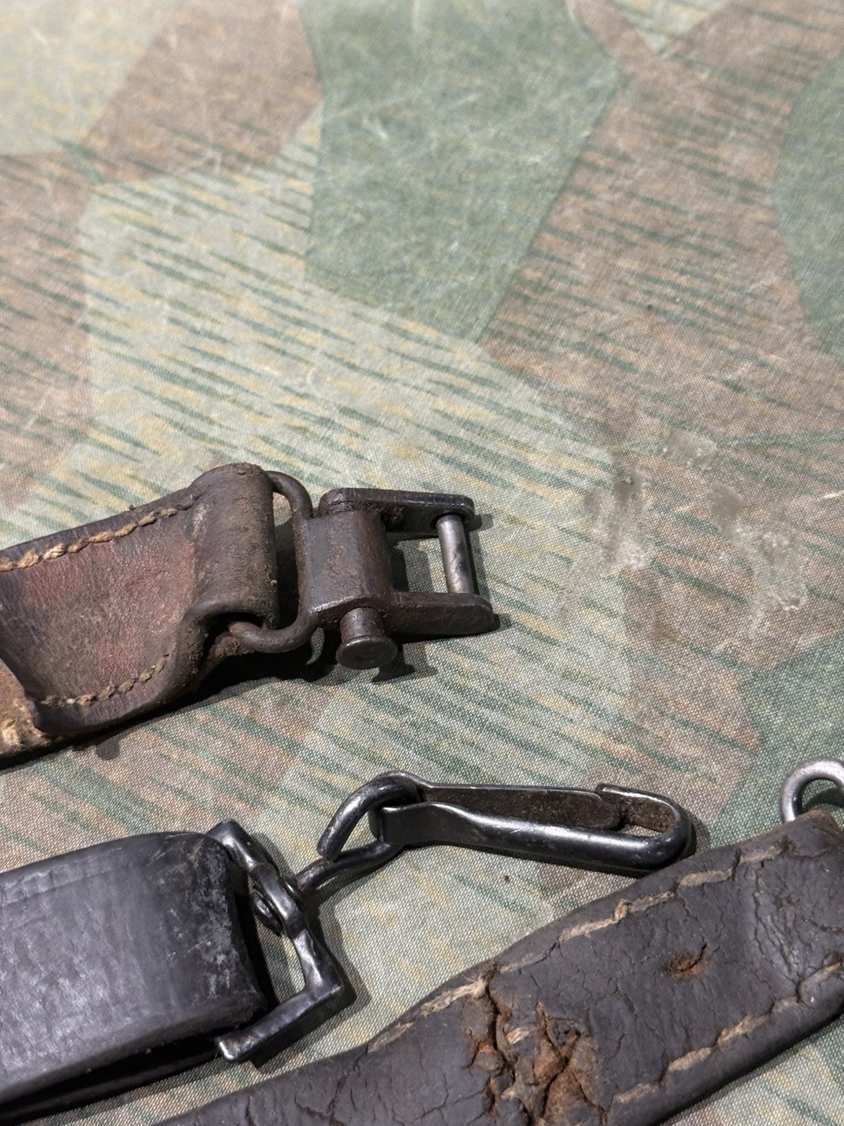 WW2 German Style / Yugo Mg34 Mg42 Leather Shoulder Strap Sling 1x Only - Image 23