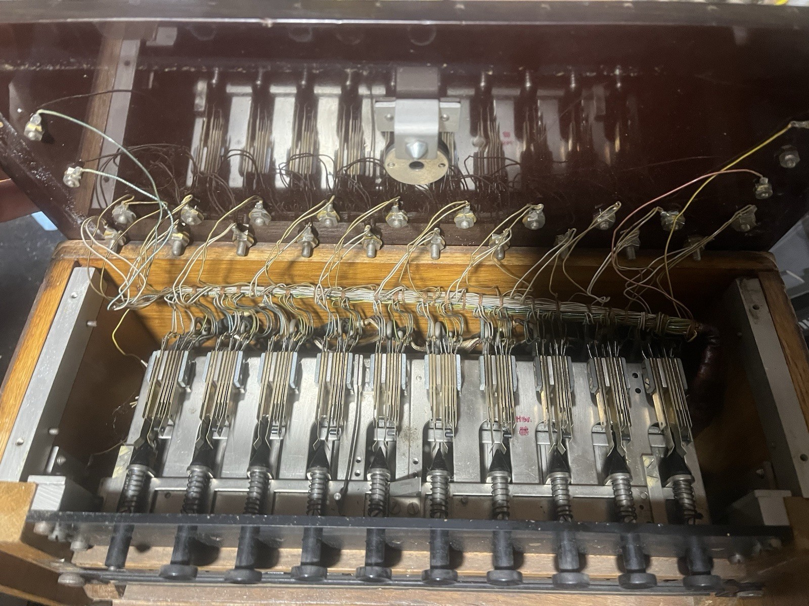 Original WW2 German FF33 Field Telephone 10 Line Switchboard 1943 Dated - Image 8