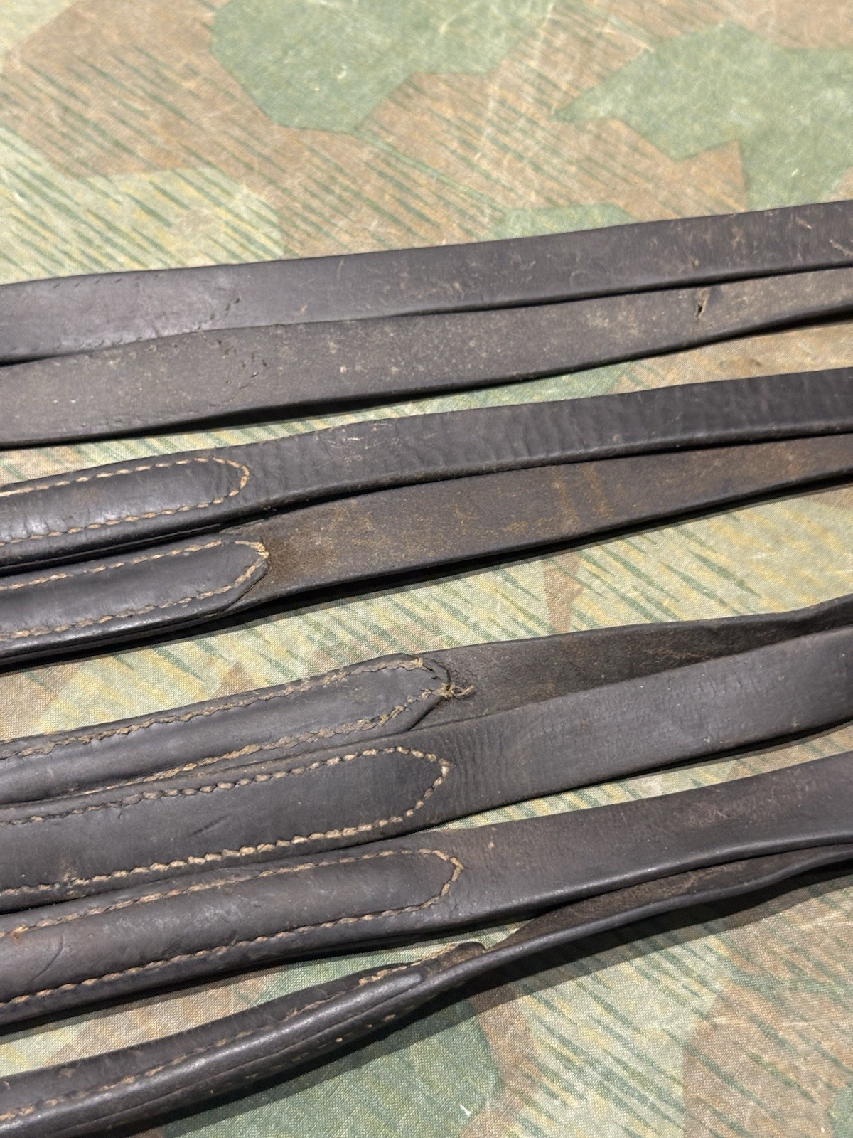WW2 German Style / Yugo Mg34 Leather Shoulder Strap Sling Spilt Style - Image 6