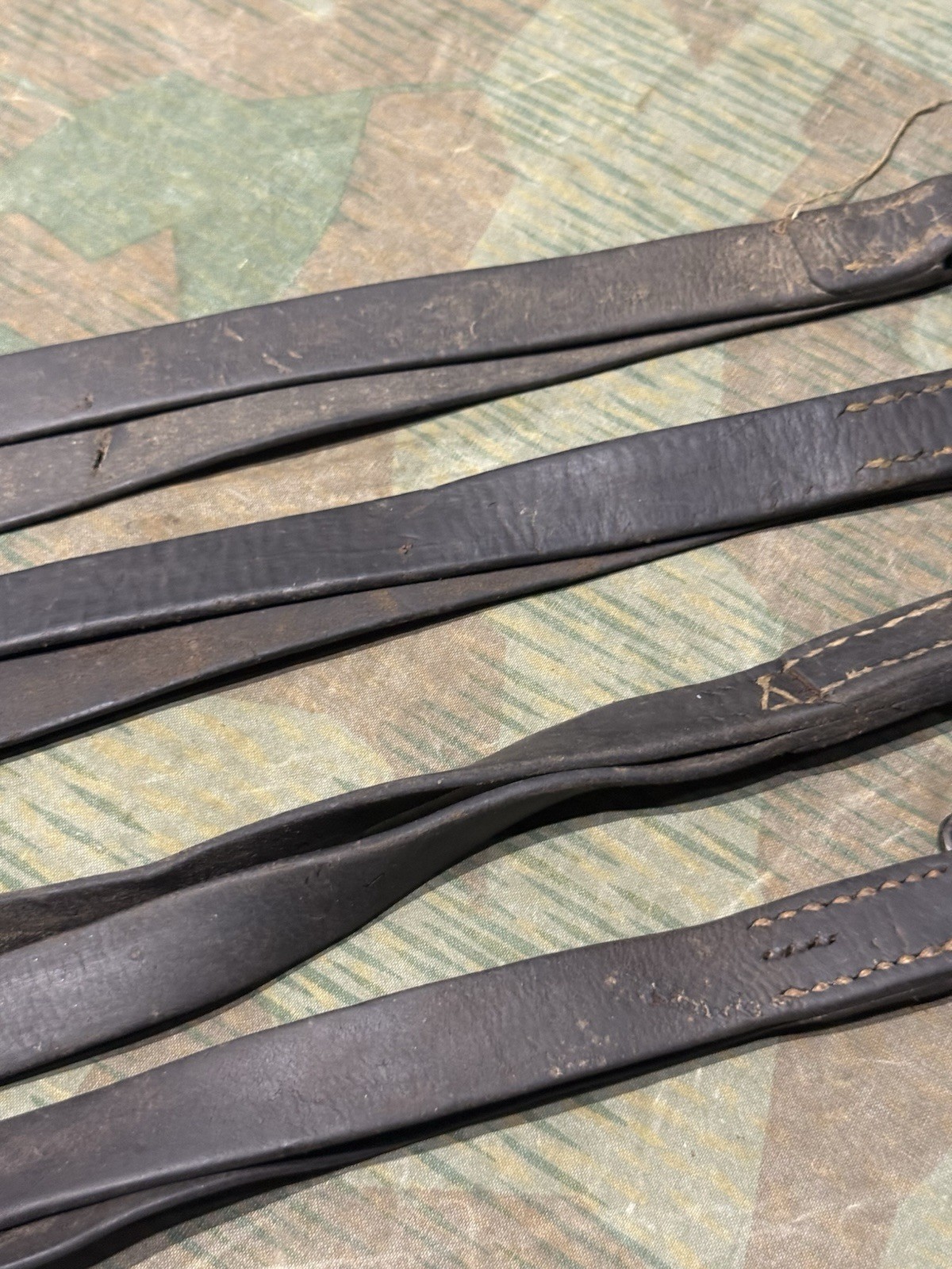 WW2 German Style / Yugo Mg34 Leather Shoulder Strap Sling Spilt Style - Image 8