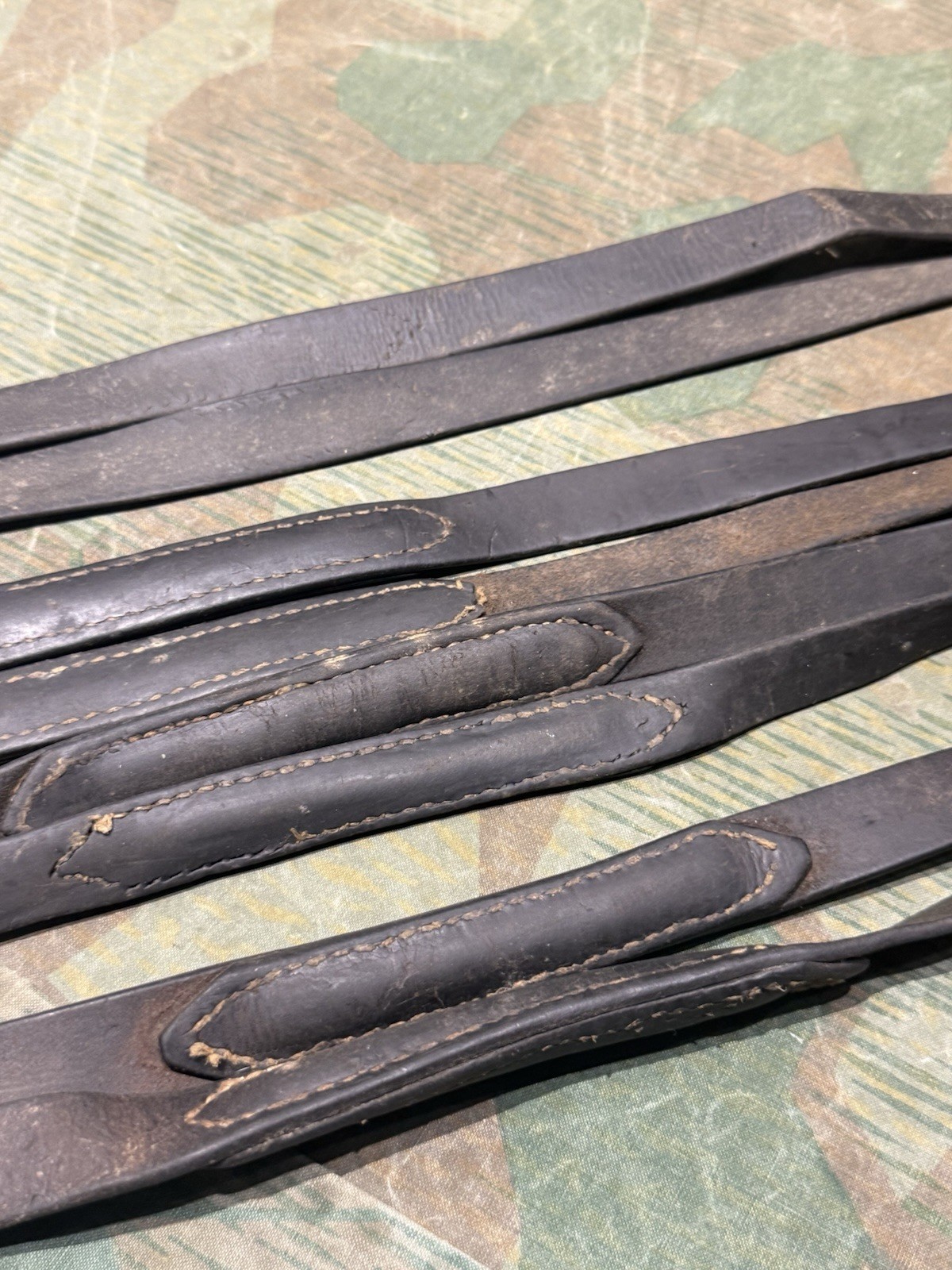 WW2 German Style / Yugo Mg34 Leather Shoulder Strap Sling Spilt Style - Image 14