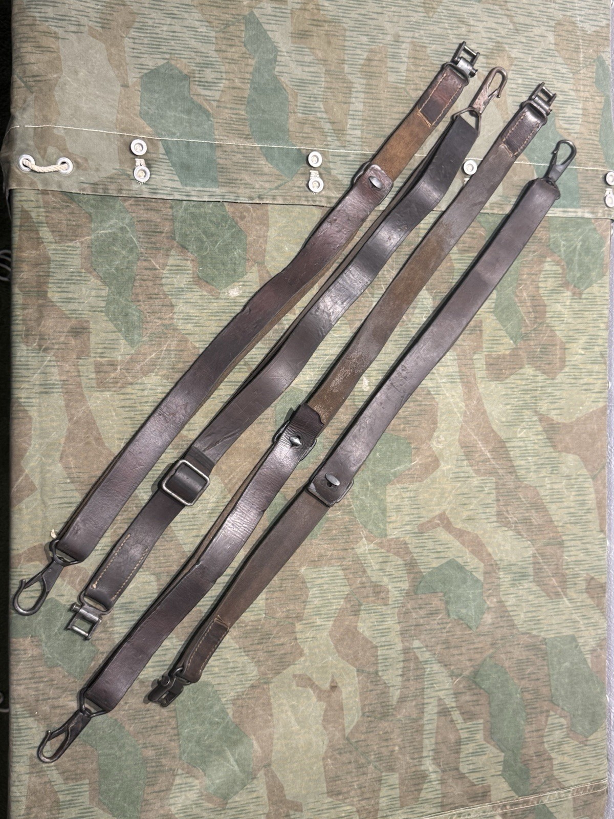 WW2 German Style / Yugo Mg34 Mg42 Leather Shoulder Strap Sling (1x Only) Very Good Cond. - Image 10