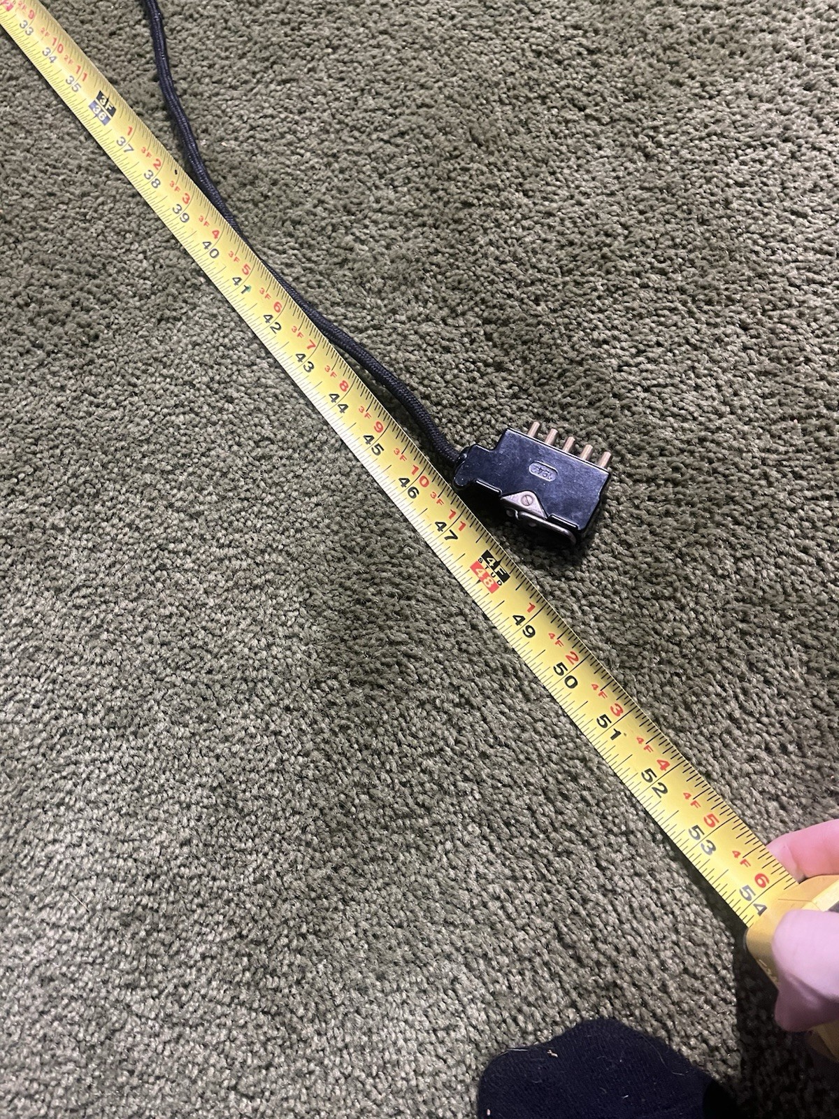 Original WW2 German FF33 Field Phone Telephone Handset (Extension Cord Only) - Image 12
