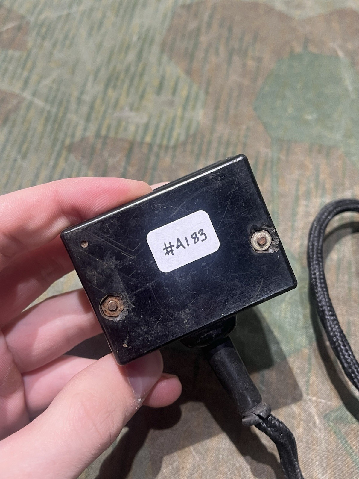 Original WW2 German FF33 Field Phone Telephone Handset (Extension Cord Only) - Image 13
