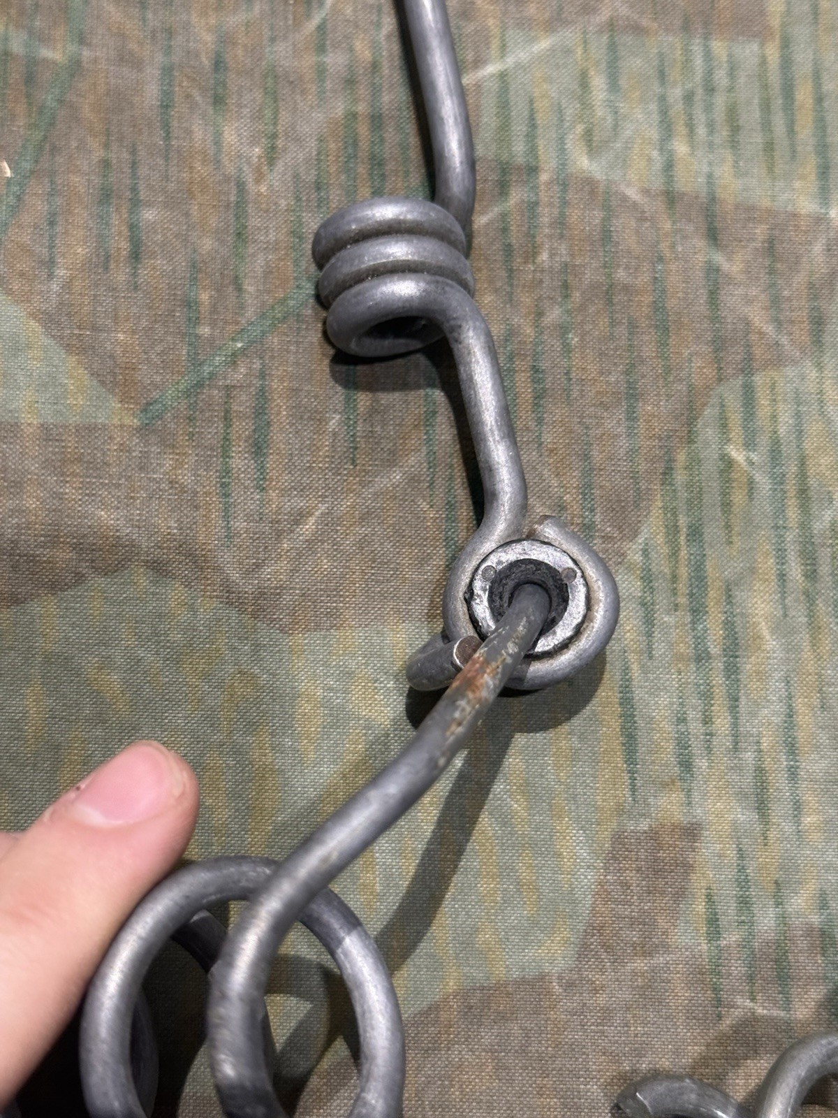WW2 German Style 5x FF33 Field Phone Telephone / Radio Wire Tree Hangers - Image 3