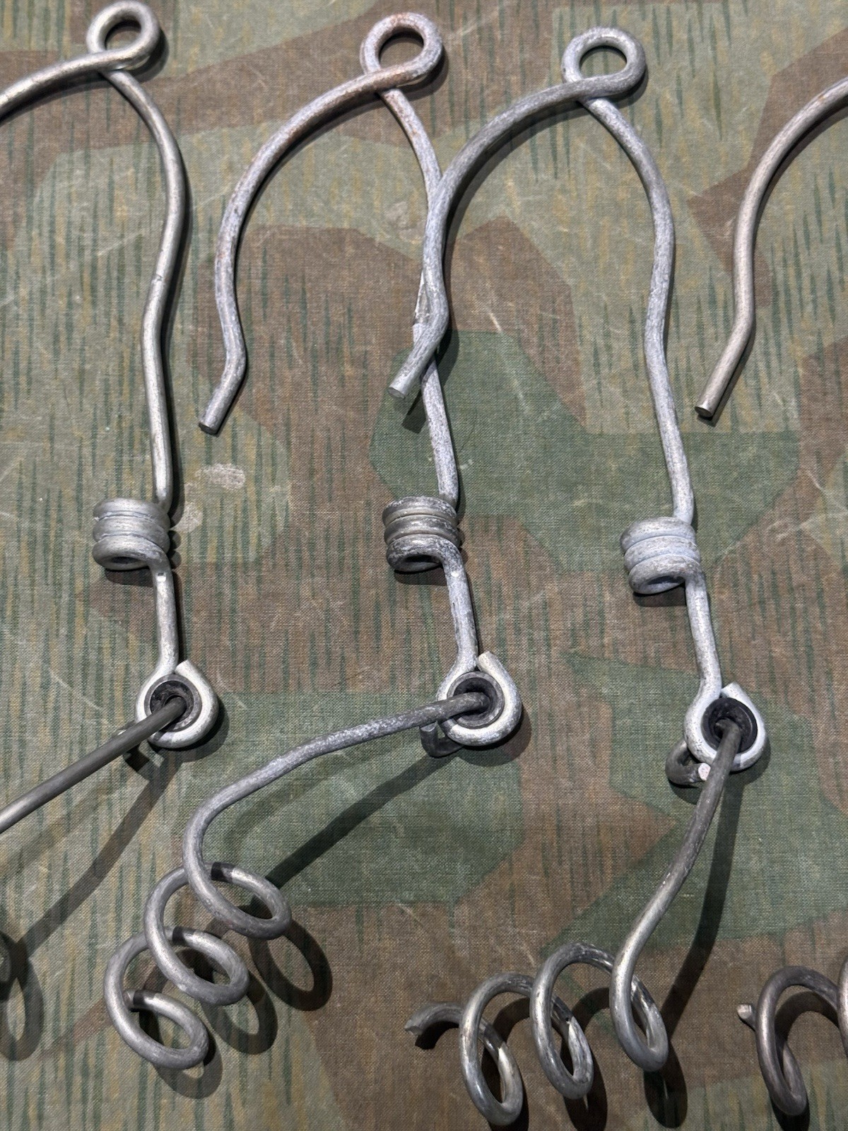 WW2 German Style 5x FF33 Field Phone Telephone / Radio Wire Tree Hangers - Image 5