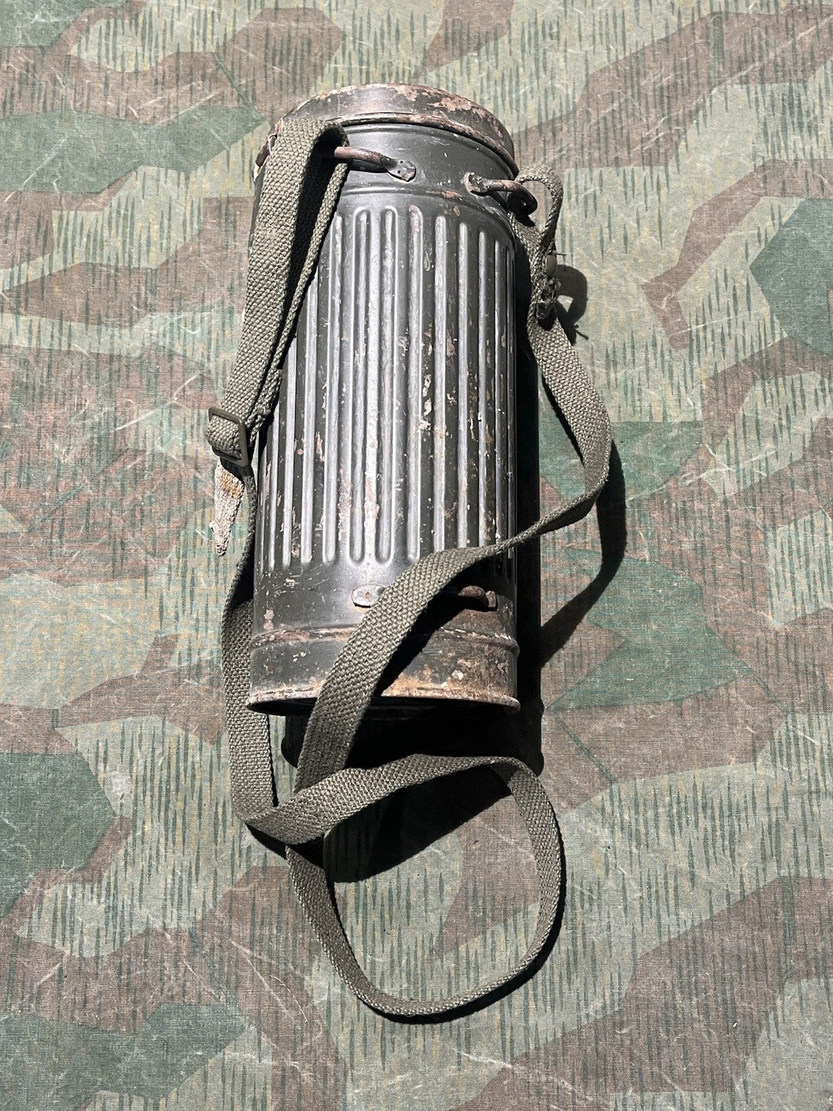 WW2 German Style / Post War GM30 / GM38 Gas Mask Canister's (Shoulder Strap ONLY)