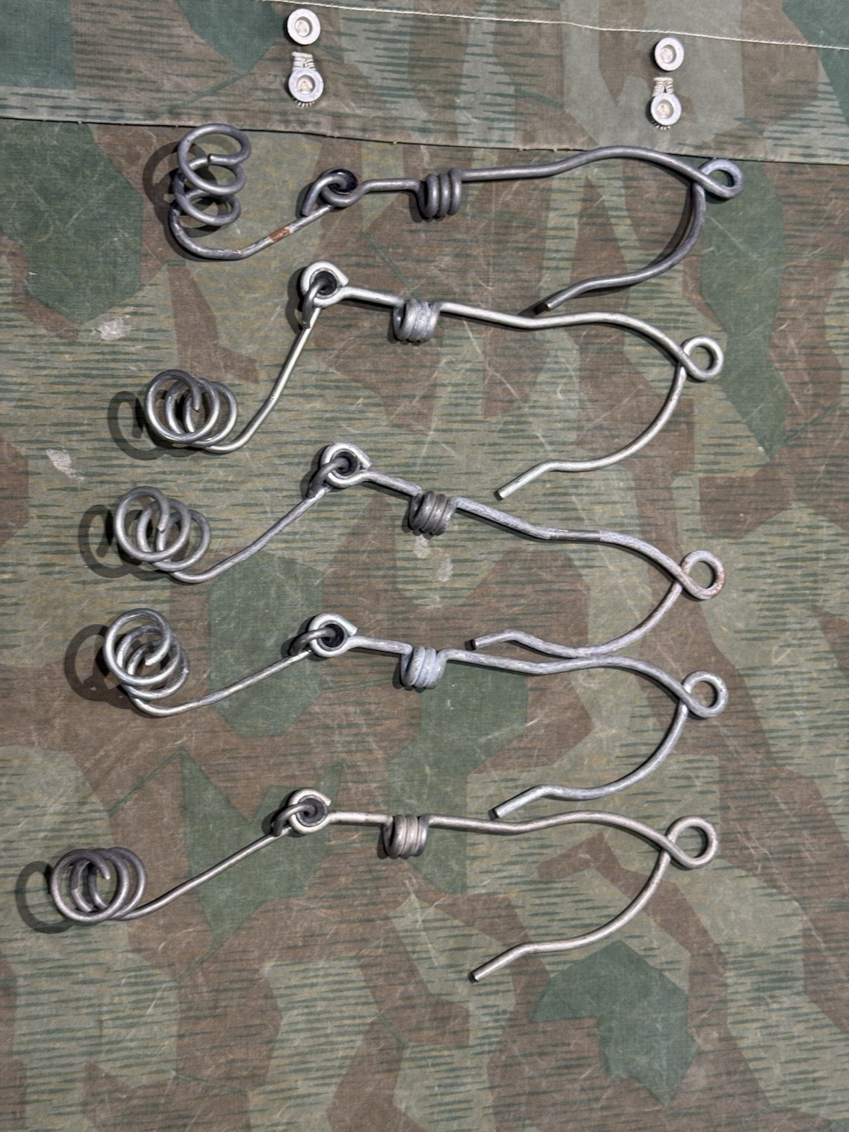 WW2 German Style 5x FF33 Field Phone Telephone / Radio Wire Tree Hangers - Image 11