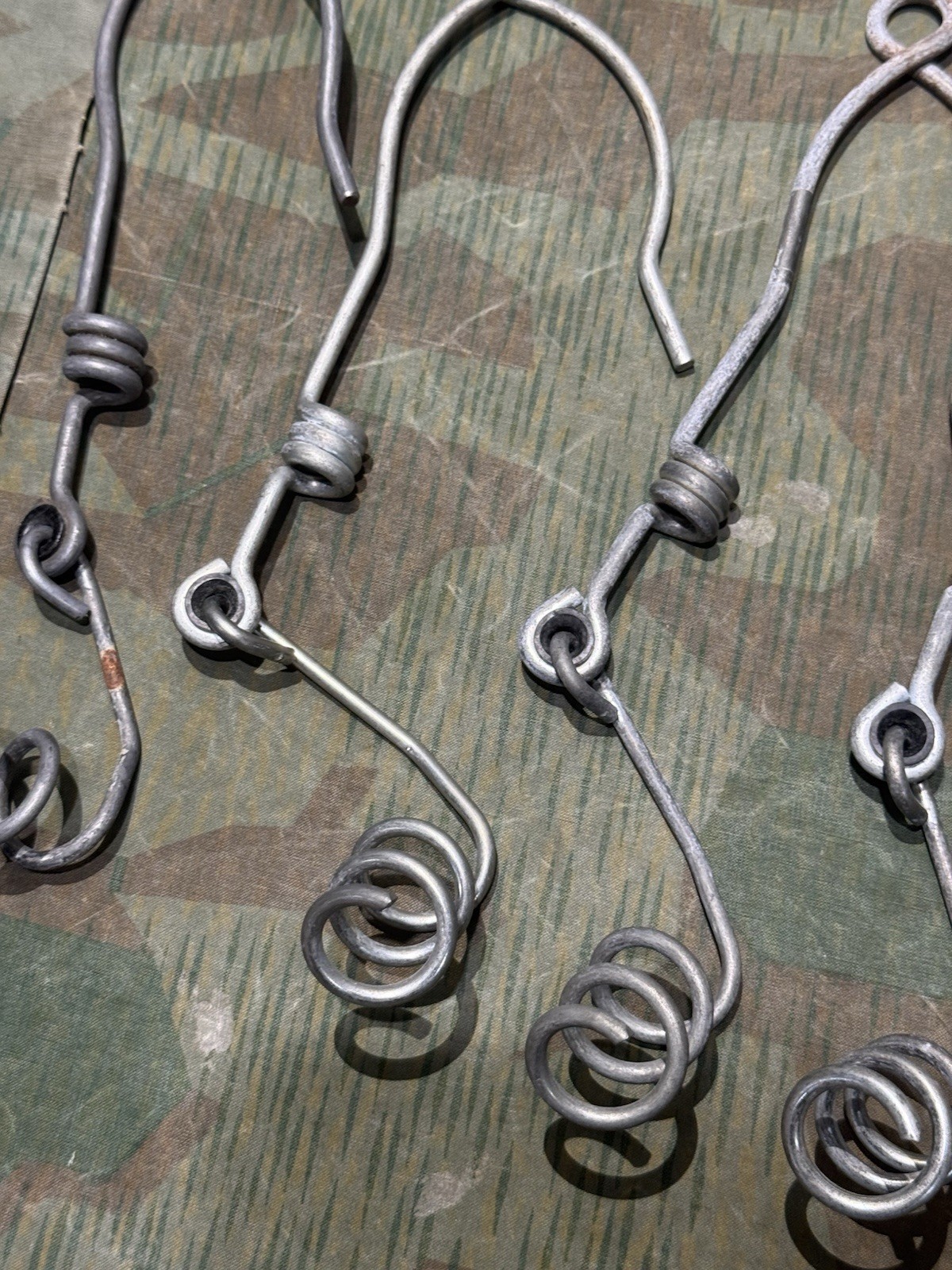 WW2 German Style 5x FF33 Field Phone Telephone / Radio Wire Tree Hangers - Image 14