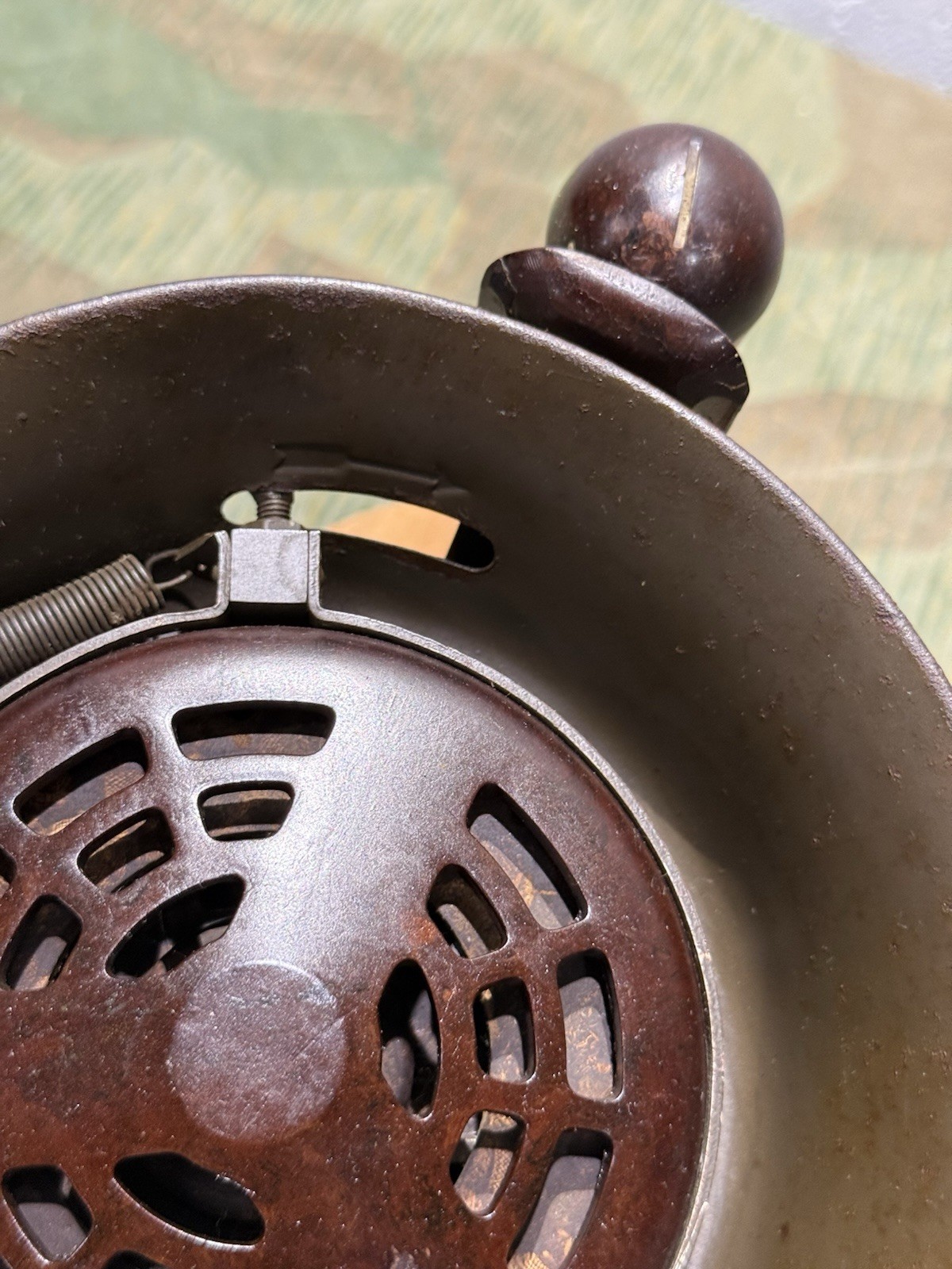 Original WW2 German Handheld Air Raid Siren 1940 Dated Tested & Working - Image 5