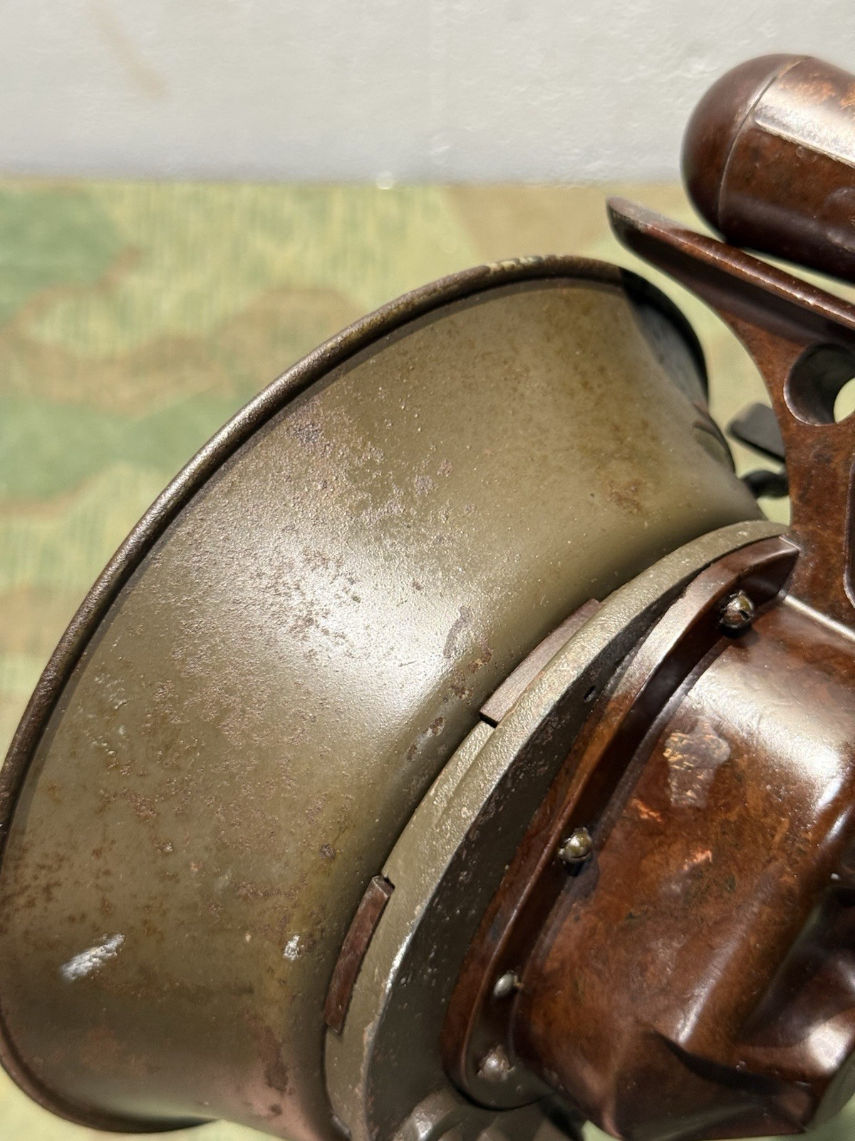 Original WW2 German Handheld Air Raid Siren 1940 Dated Tested & Working - Image 8