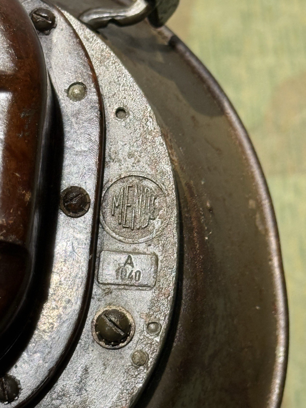 Original WW2 German Handheld Air Raid Siren 1940 Dated Tested & Working - Image 11