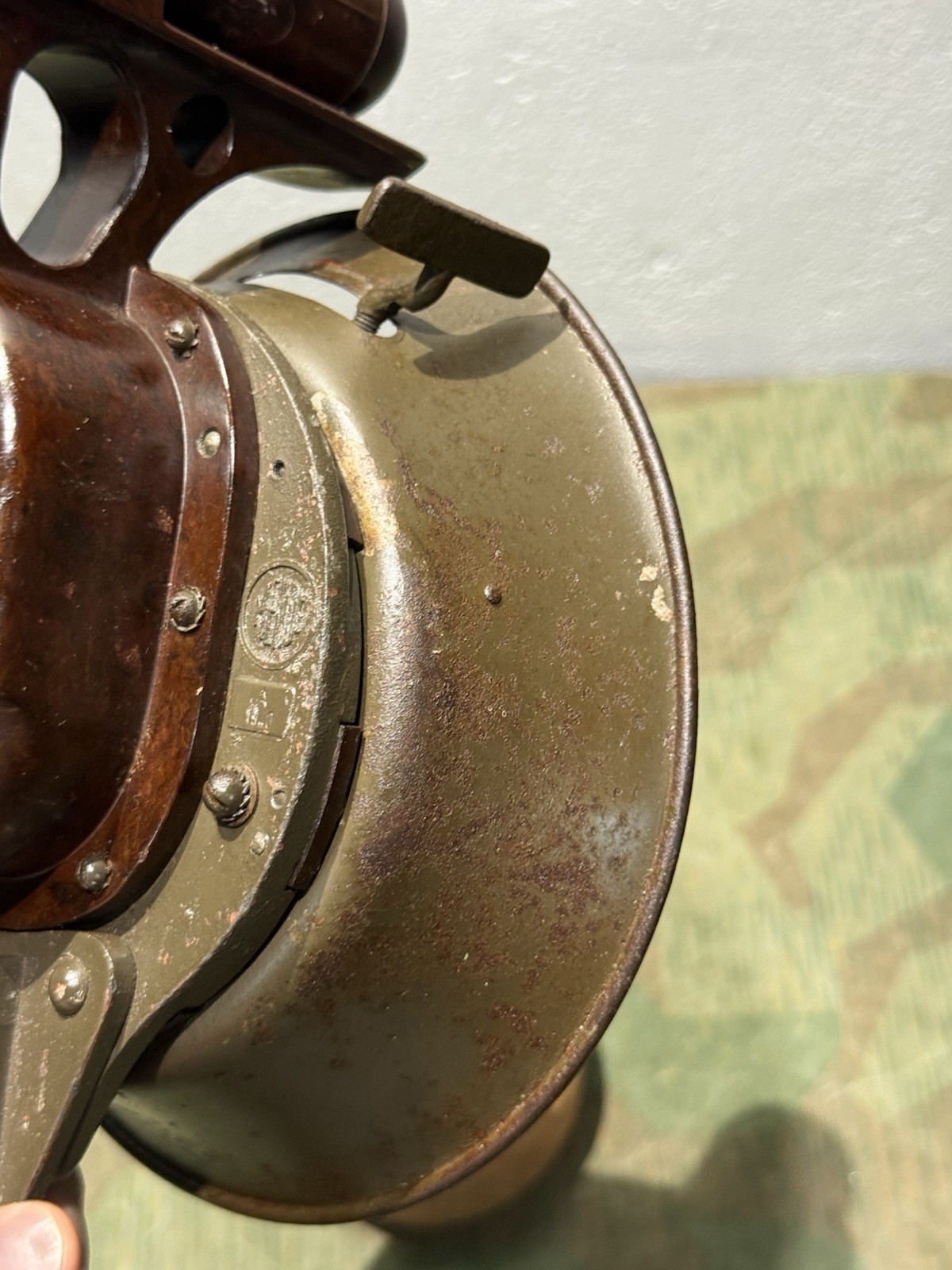 Original WW2 German Handheld Air Raid Siren 1940 Dated Tested & Working - Image 12