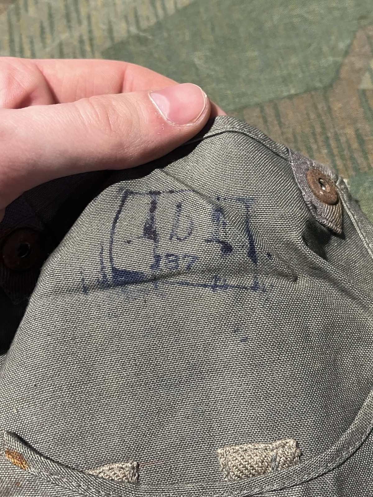 Original WW2 German GM30 / GM38 Gas Mask Canister's (Cape Pouch ONLY) Marked - Image 13