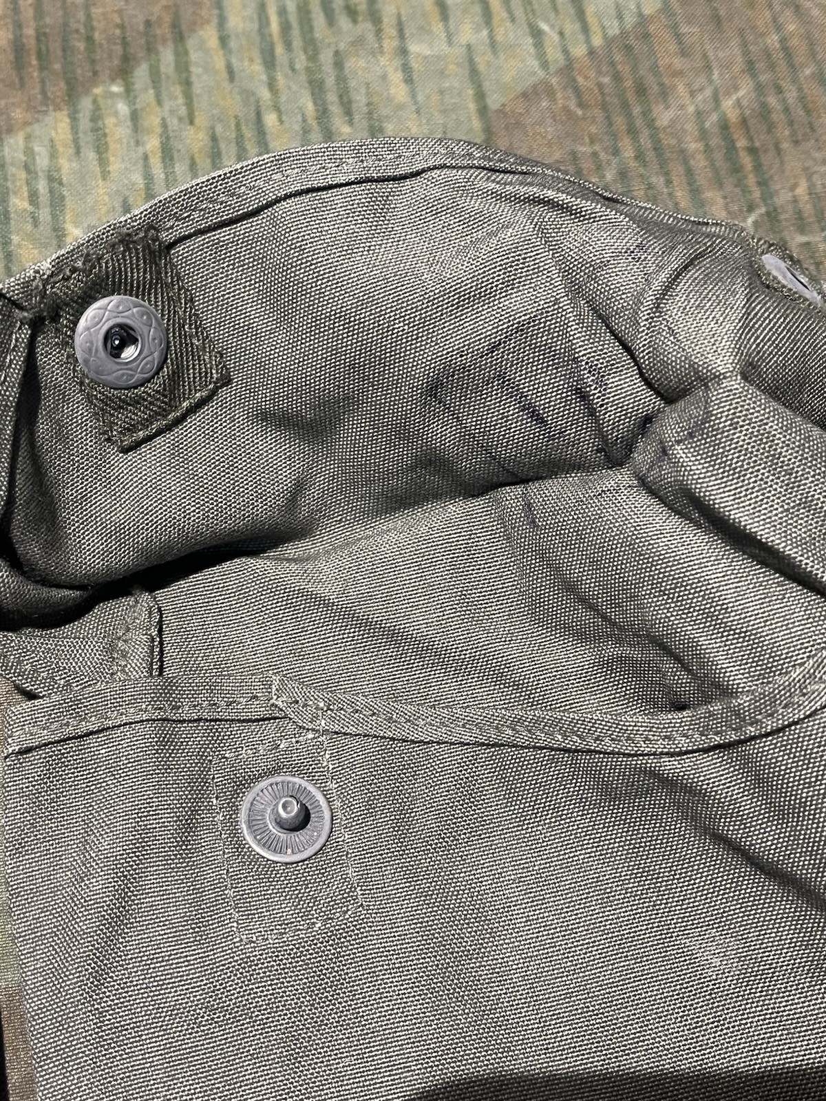 Original WW2 German GM30 / GM38 Gas Mask Canister's (Cape Pouch ONLY) Marked - Image 16