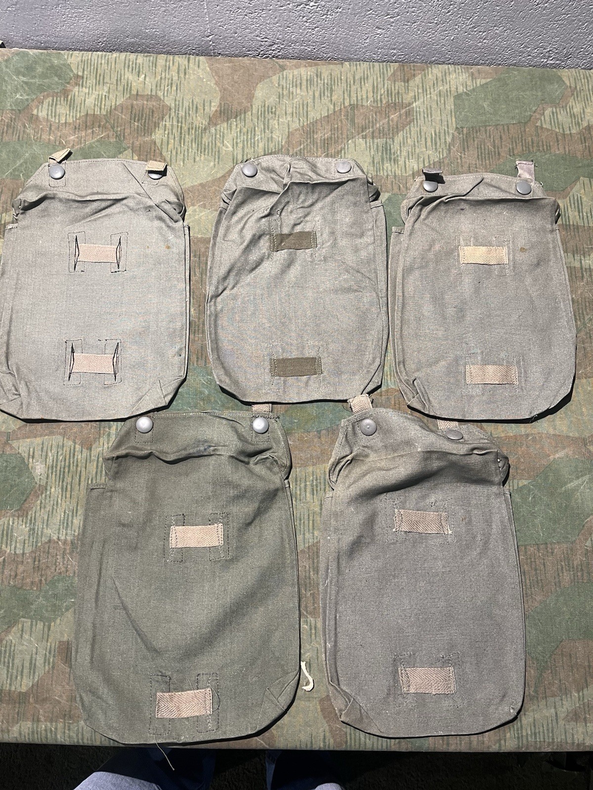 Original WW2 German GM30 / GM38 Gas Mask Canister's (Cape Pouch ONLY) Marked - Image 20