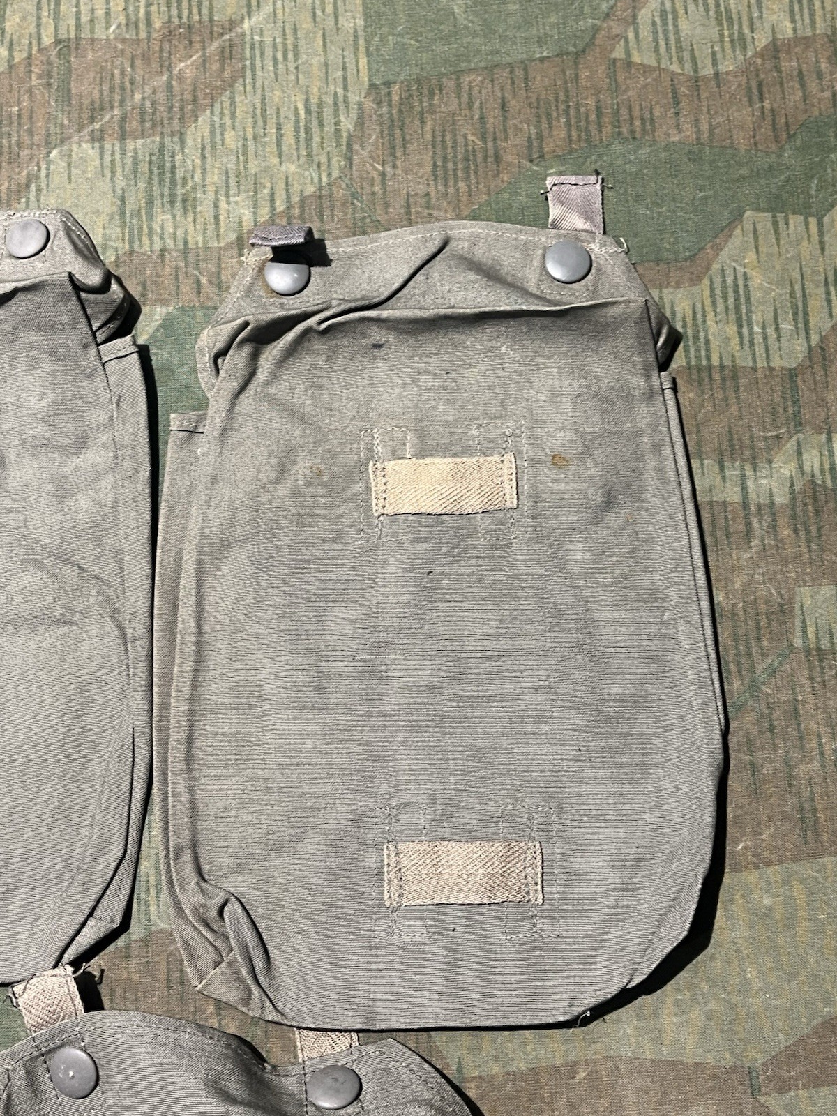 Original WW2 German GM30 / GM38 Gas Mask Canister's (Cape Pouch ONLY) Marked - Image 23