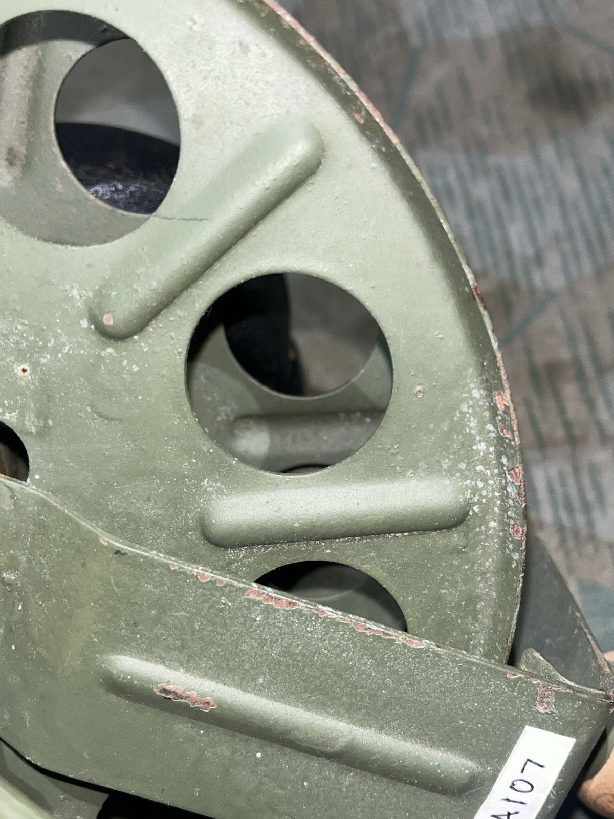 WW2 German Style / Post War FF33 Field Telephone Wire Hand Cable Reel - Image 4
