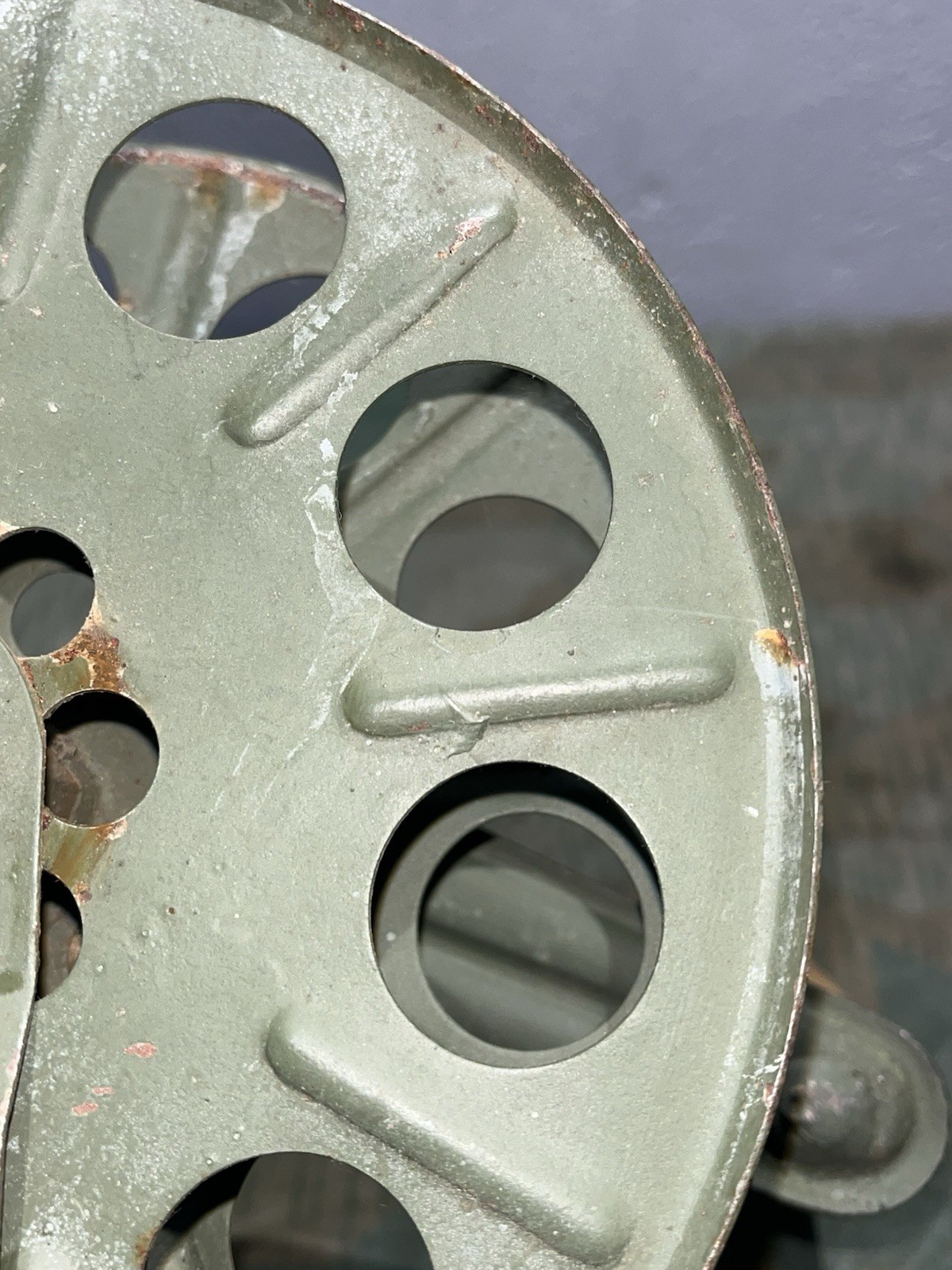 WW2 German Style / Post War FF33 Field Telephone Wire Hand Cable Reel - Image 13