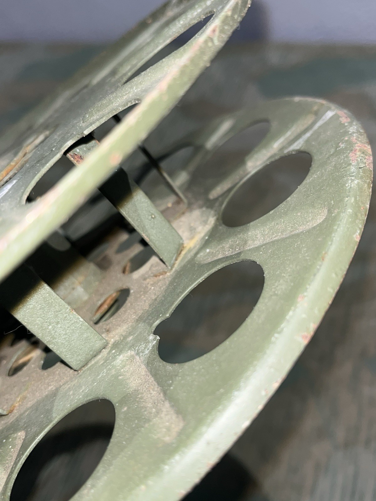 WW2 German Style / Post War FF33 Field Telephone Wire Hand Cable Reel - Image 18