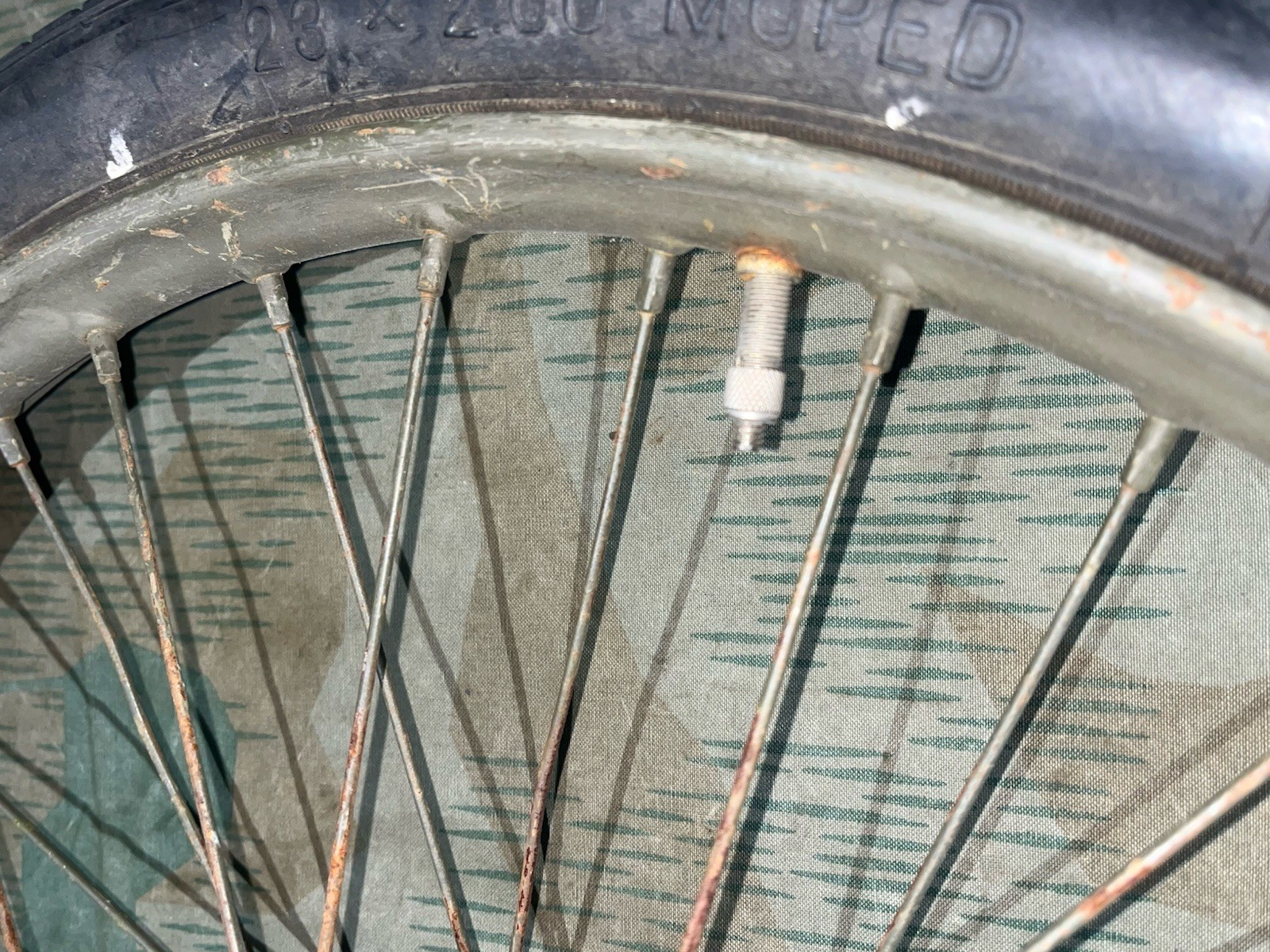 Post WW2 German FF33 Field Telephone Wire Cart (Holds Spools + Backpack Carrier) - Image 4