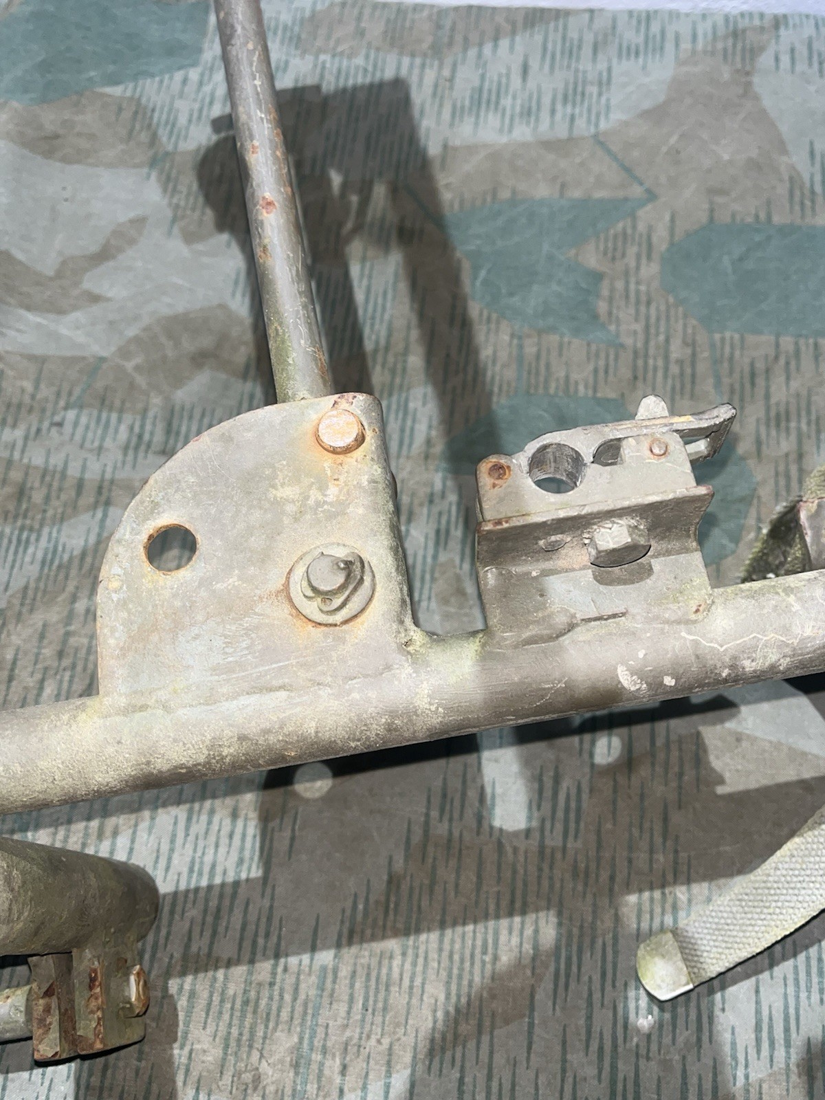 Post WW2 German FF33 Field Telephone Wire Cart (Holds Spools + Backpack Carrier) - Image 17