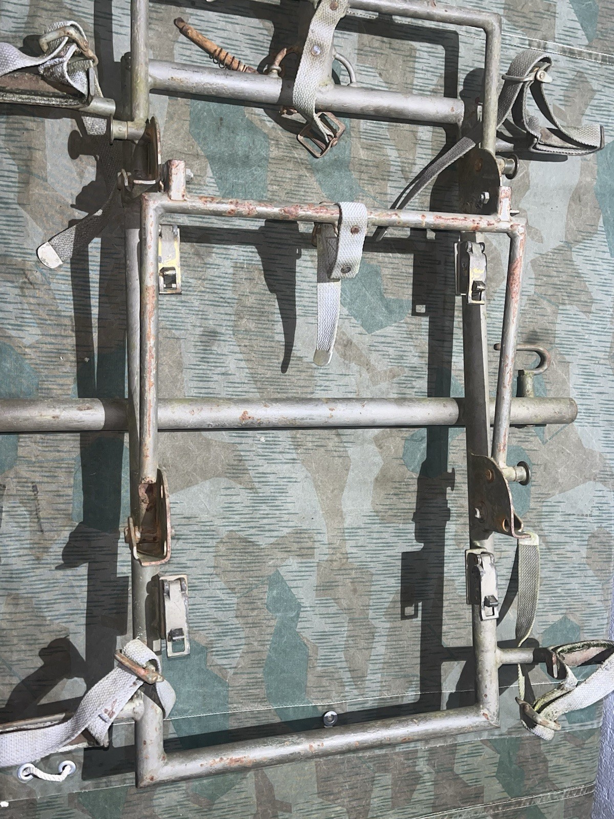 Post WW2 German FF33 Field Telephone Wire Cart (Holds Spools + Backpack Carrier) - Image 18