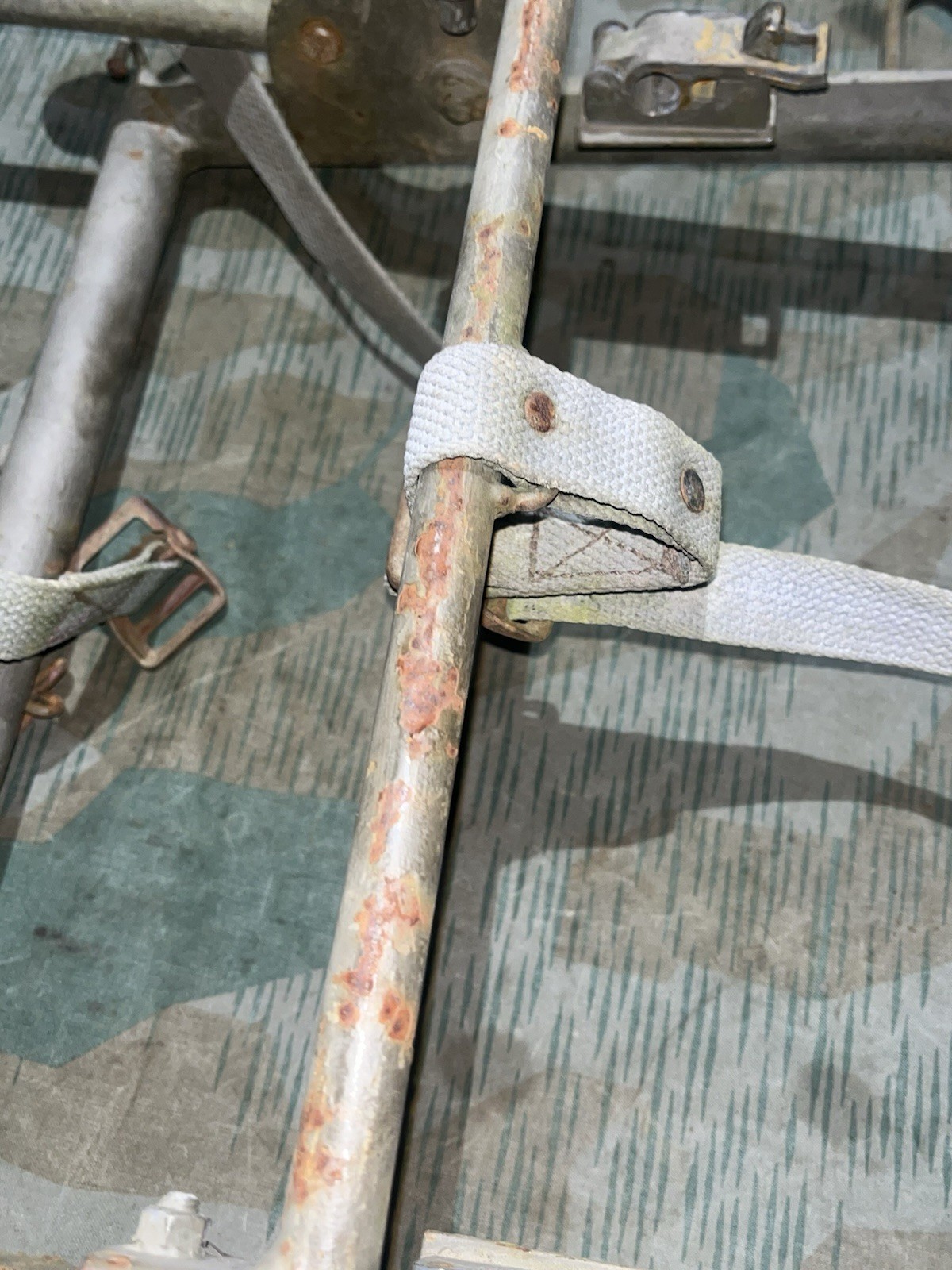 Post WW2 German FF33 Field Telephone Wire Cart (Holds Spools + Backpack Carrier) - Image 19